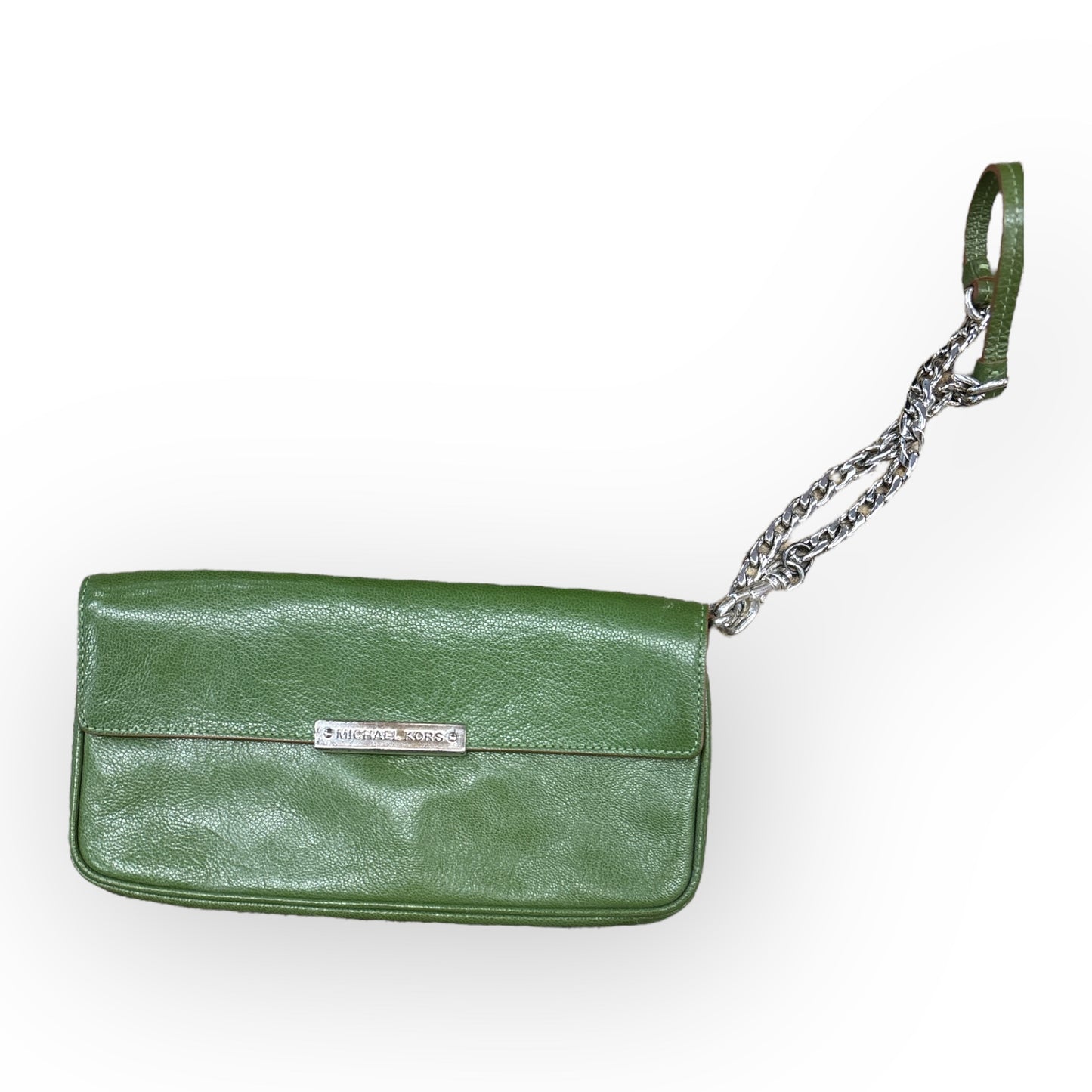 Wristlet Designer By Michael Kors In Green, Size:Small