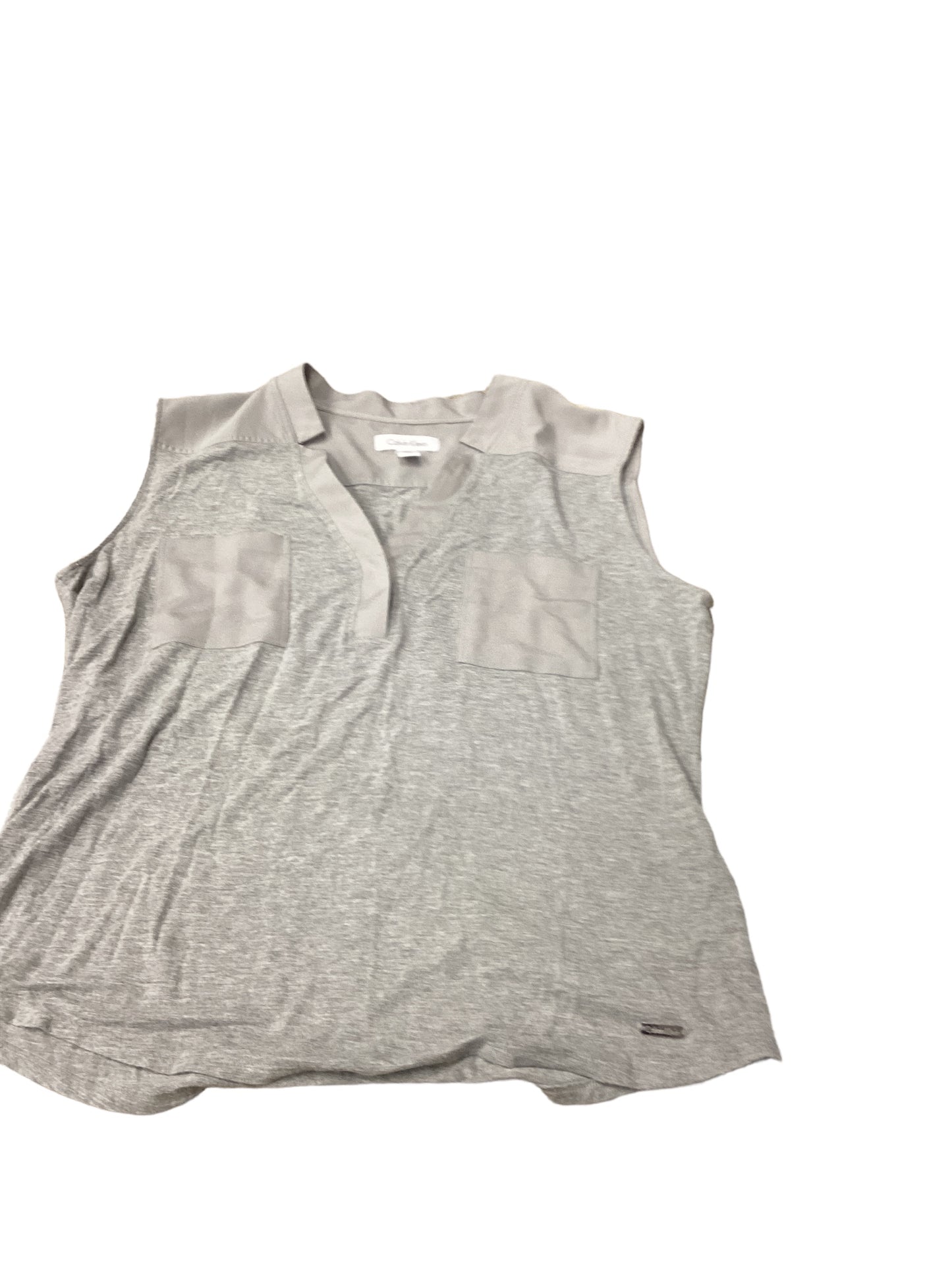 Top Sleeveless By Calvin Klein  Size: M