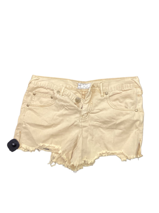 Yellow Denim Shorts Free People, Size 6