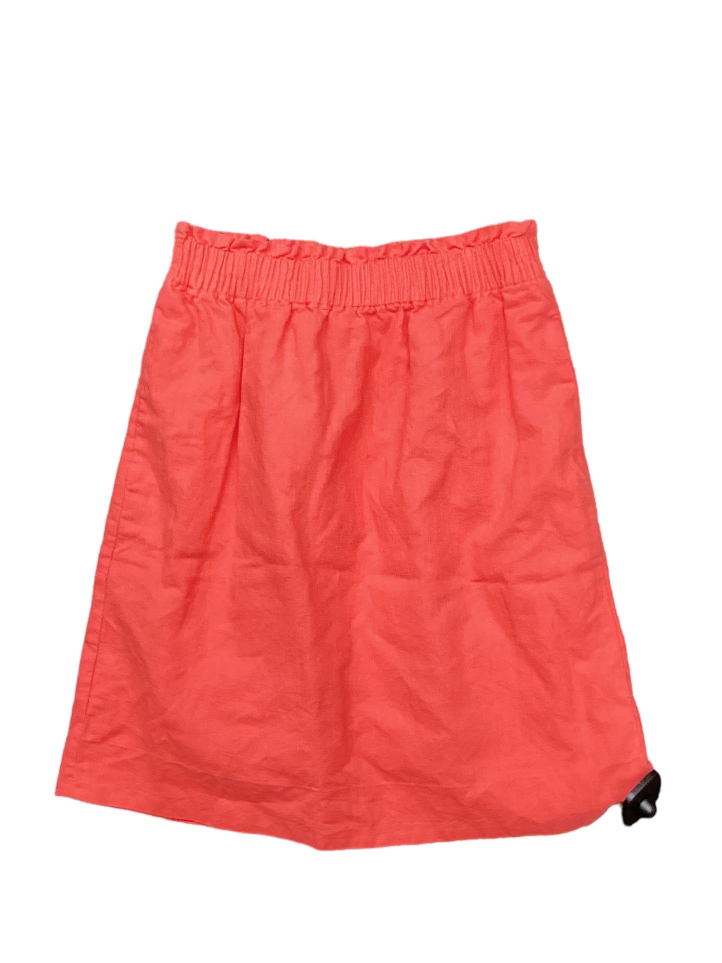 Orange Skirt Mini & Short J. Crew, Size 00