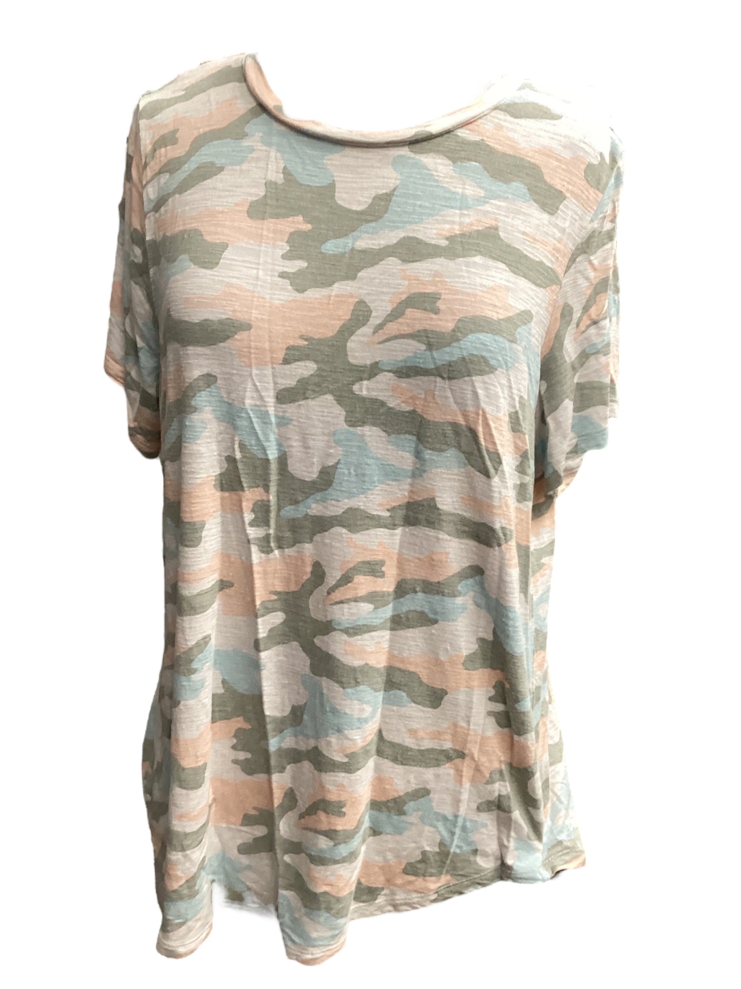 Tie Dye Print Top Short Sleeve Old Navy, Size L