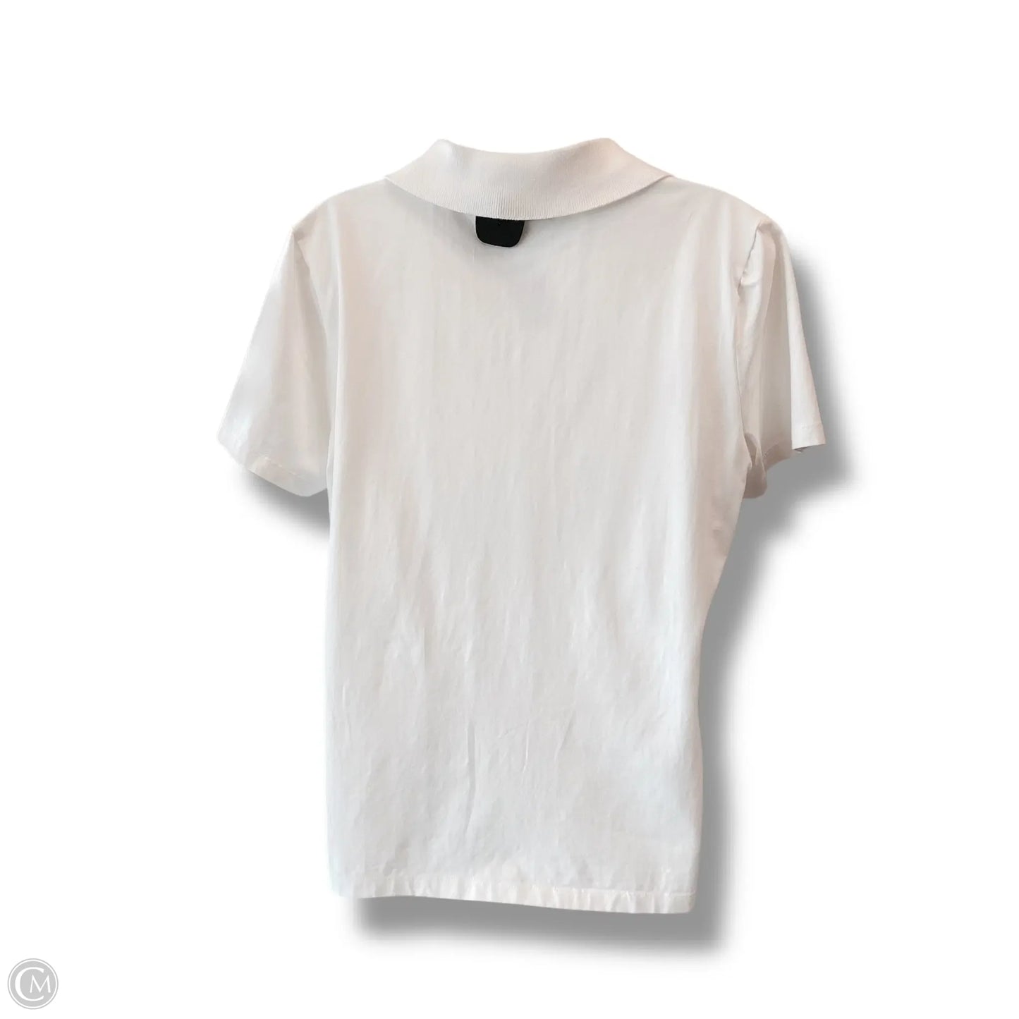 Top Short Sleeve By Dkny In Cream, Size: L