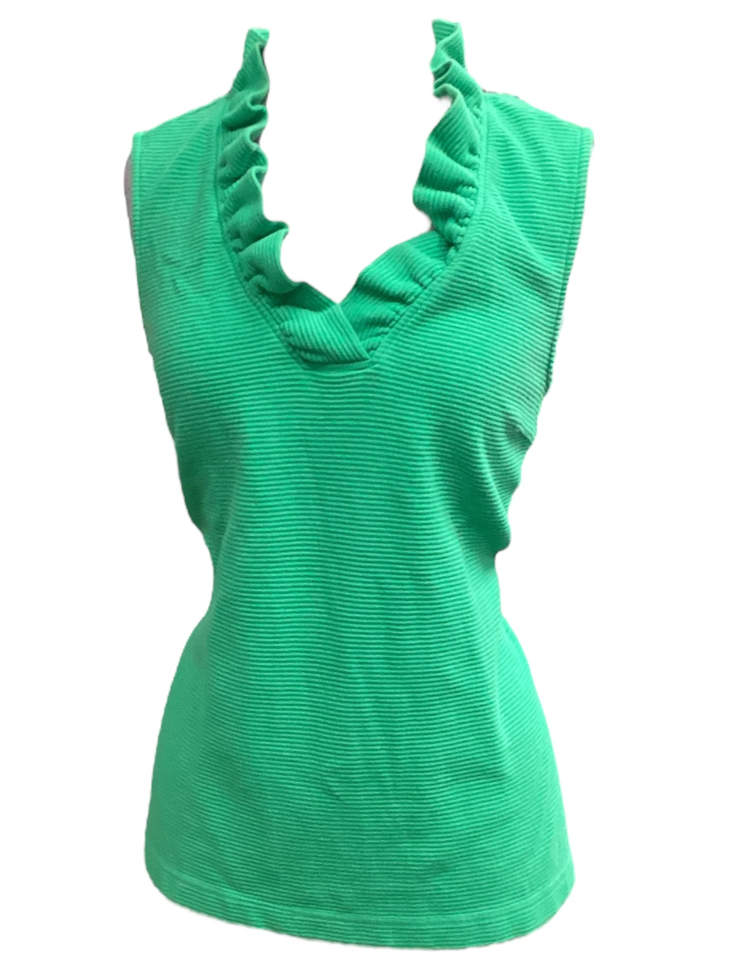 Green Top Sleeveless Crown And Ivy, Size Xl