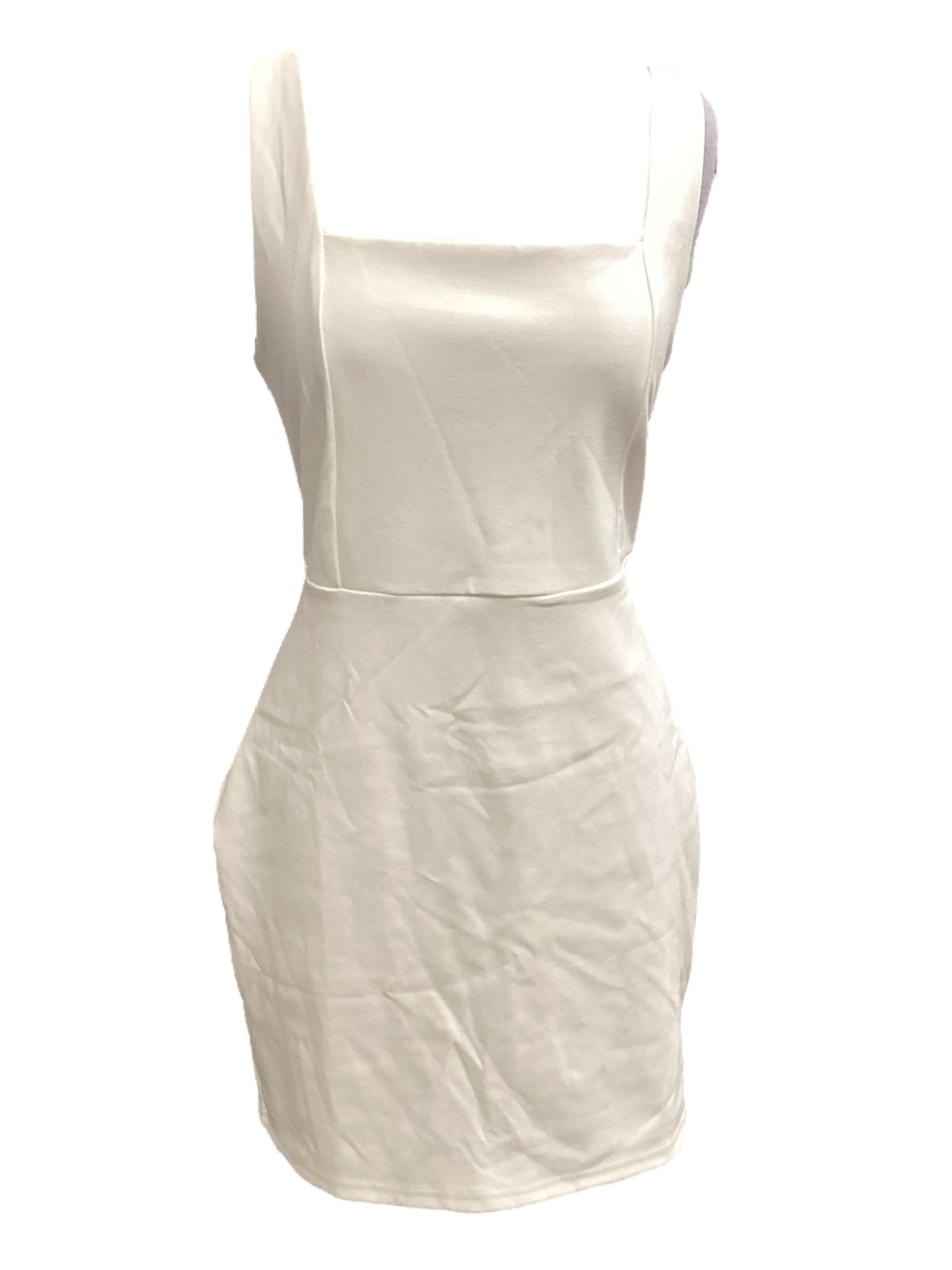 White Dress Casual Midi Pink Lily, Size Xl