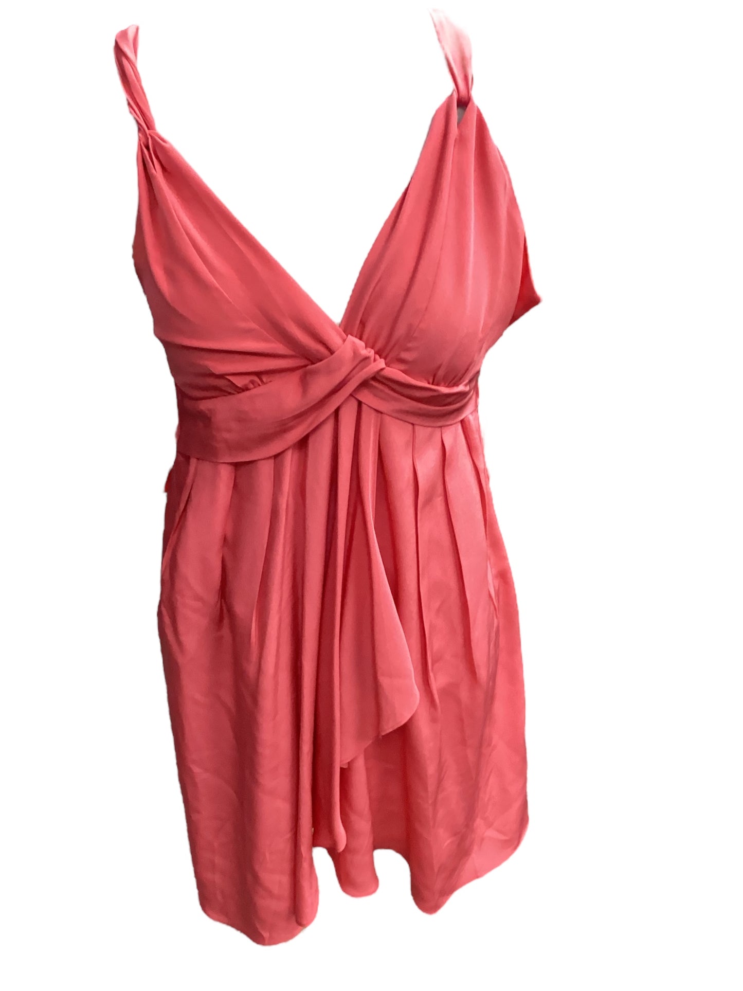 Pink Dress Party Midi Banana Republic, Size 2