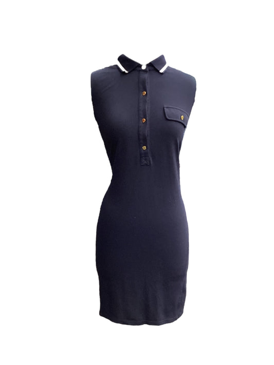 Navy Dress Casual Midi Michael Kors, Size Xl