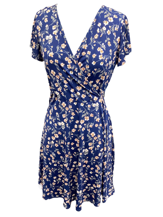 Dress Casual Midi By Clothes Mentor In Blue, Size: M