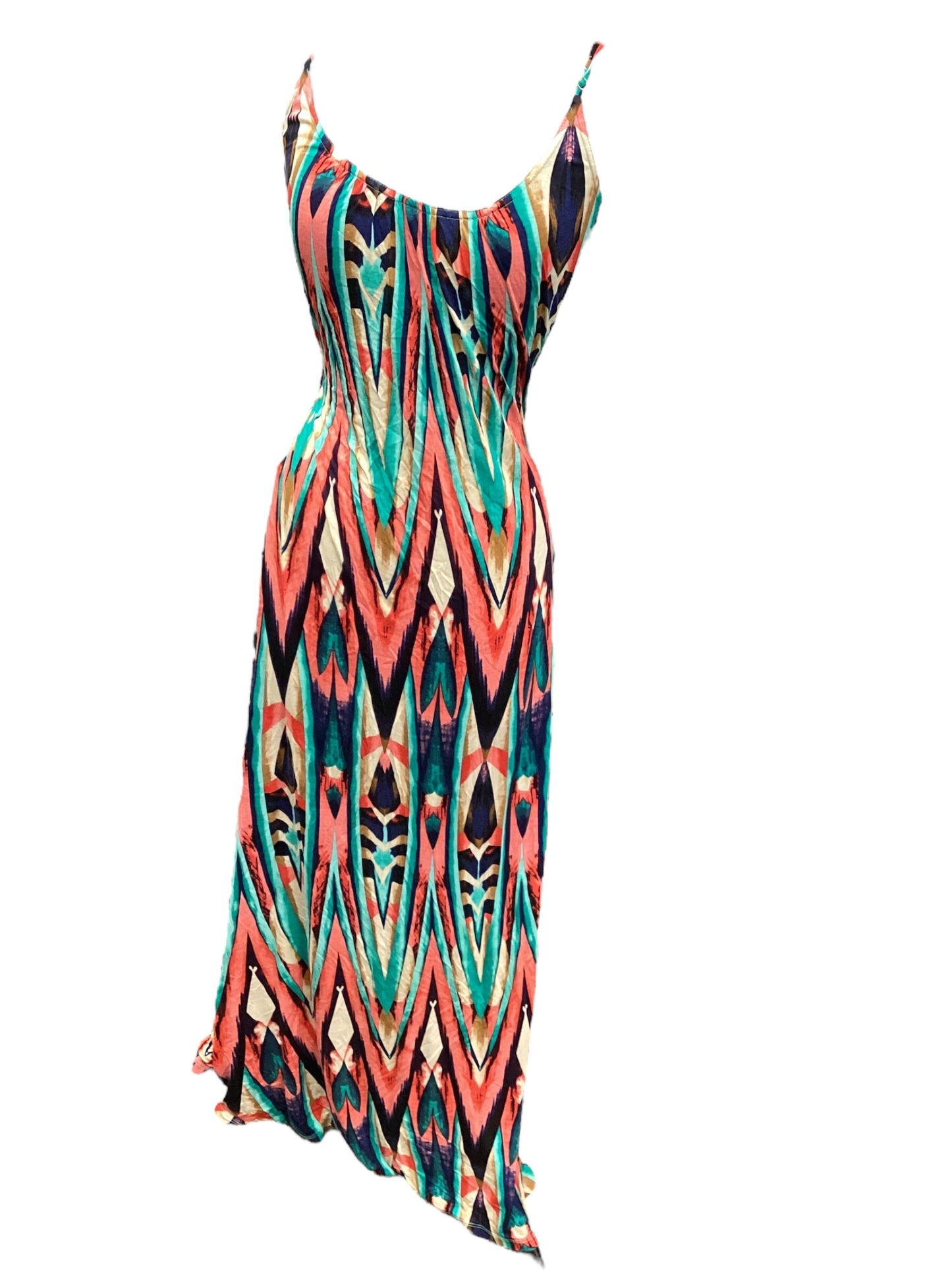 Dress Casual Maxi By Clothes Mentor In Multi-colored, Size: Xs