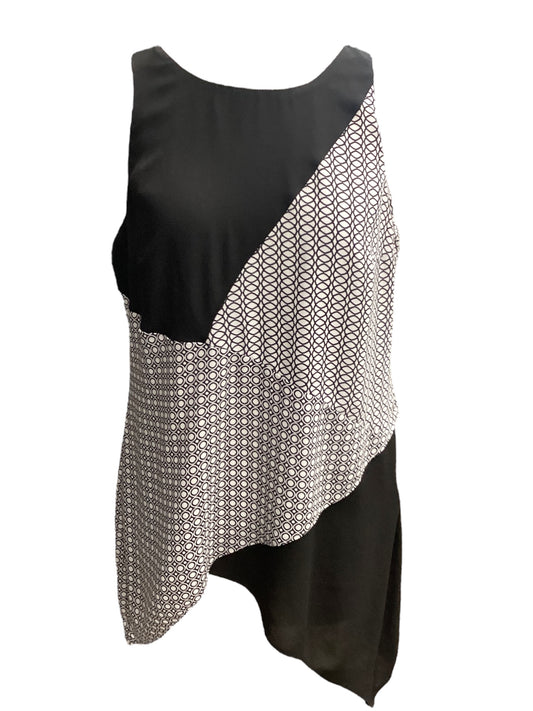 Top Sleeveless By White House Black Market In Black & White, Size: M