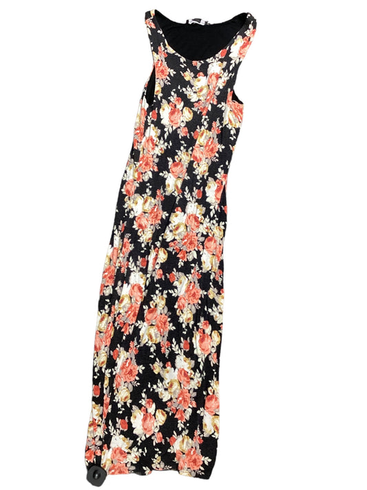 Floral Print Dress Casual Midi Clothes Mentor, Size S