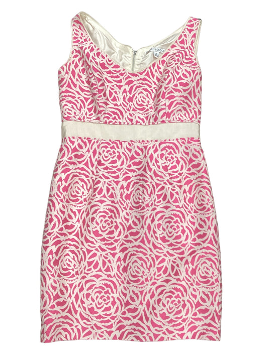 Pink Dress Casual Midi Maggy London, Size 6