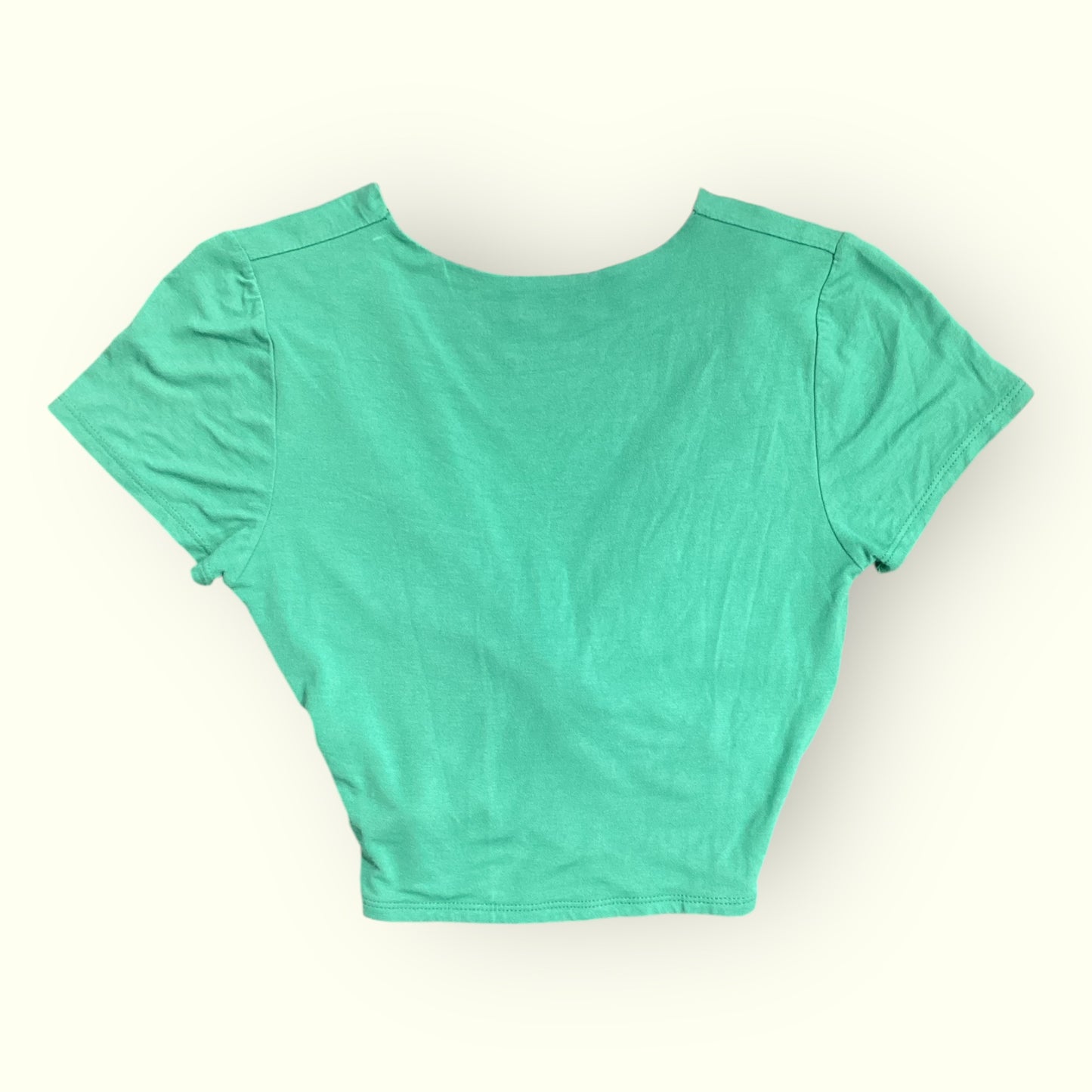 Top Short Sleeve By Vestique In Green, Size: S