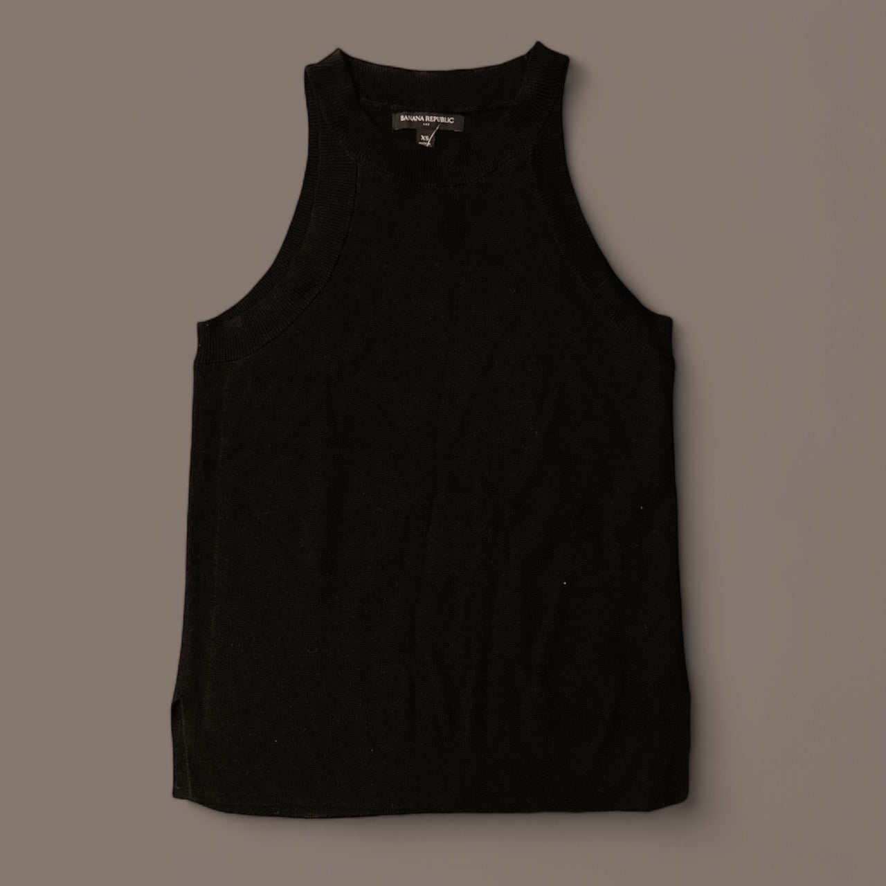 Tank Top By Banana Republic In Black, Size: Xs