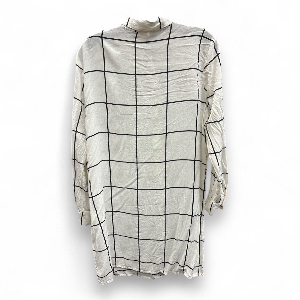 Top Long Sleeve By H&m In Black & White, Size: 12