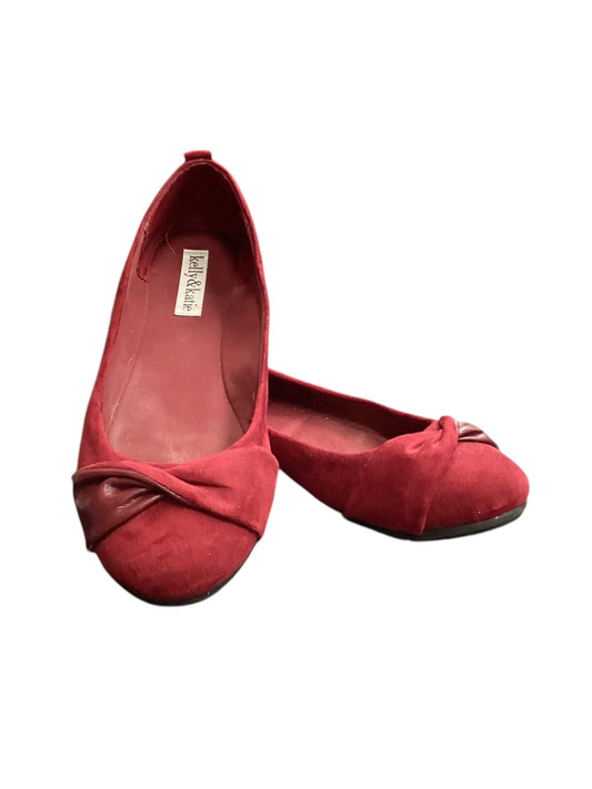 Shoes Flats By Kelly And Katie In Red, Size: 7.5