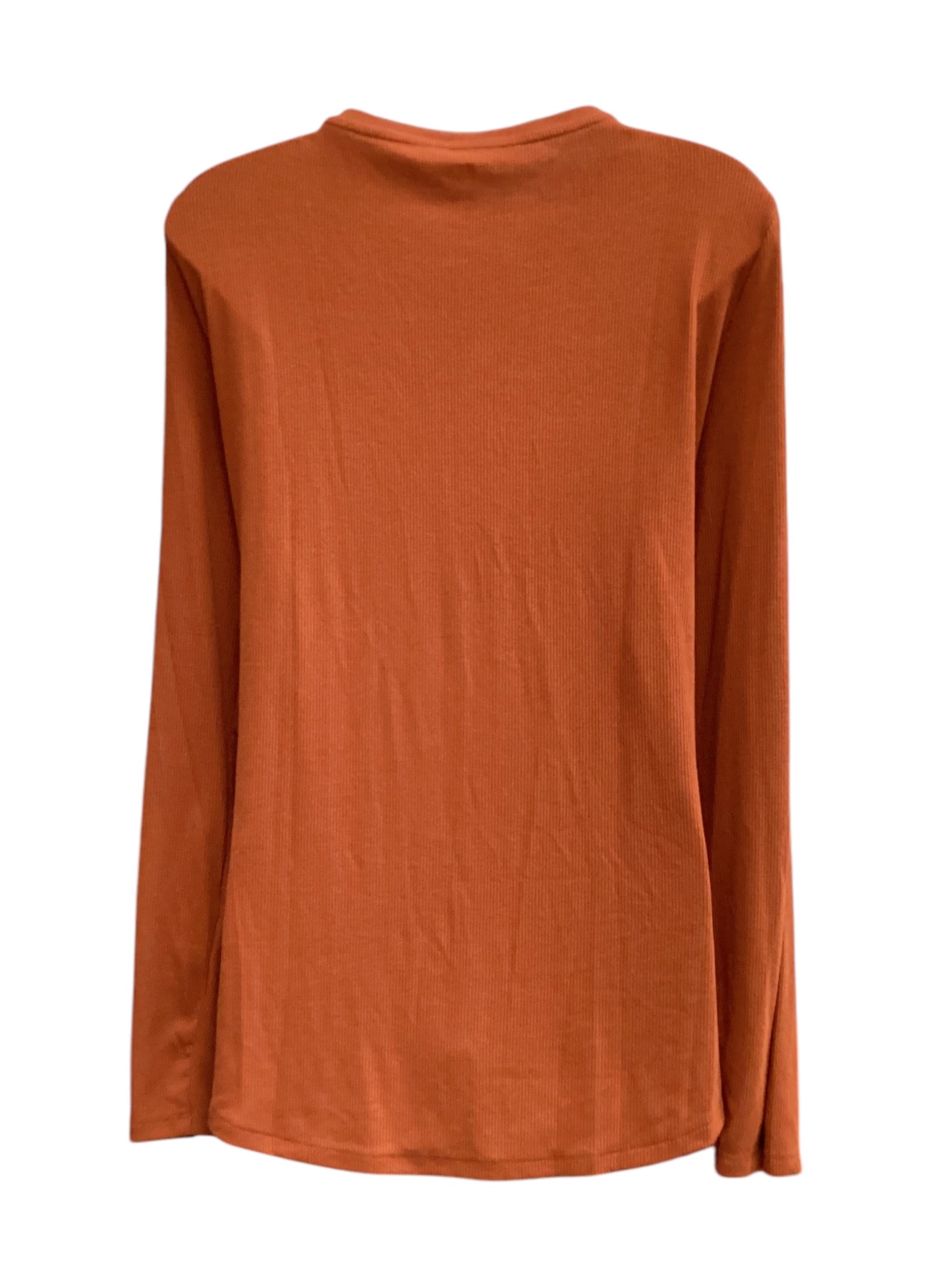 Top Long Sleeve By Ana In Orange, Size: Xl