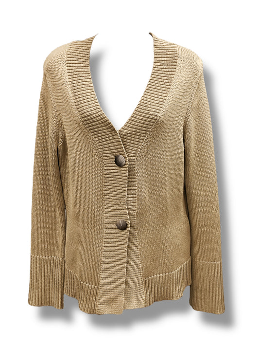 Cardigan By Talbots In Green, Size: M