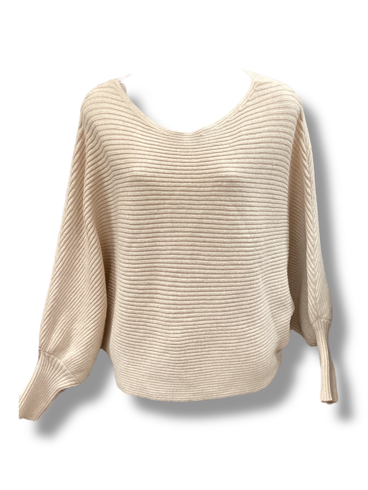 Sweater By Pink Rose In Beige, Size: M