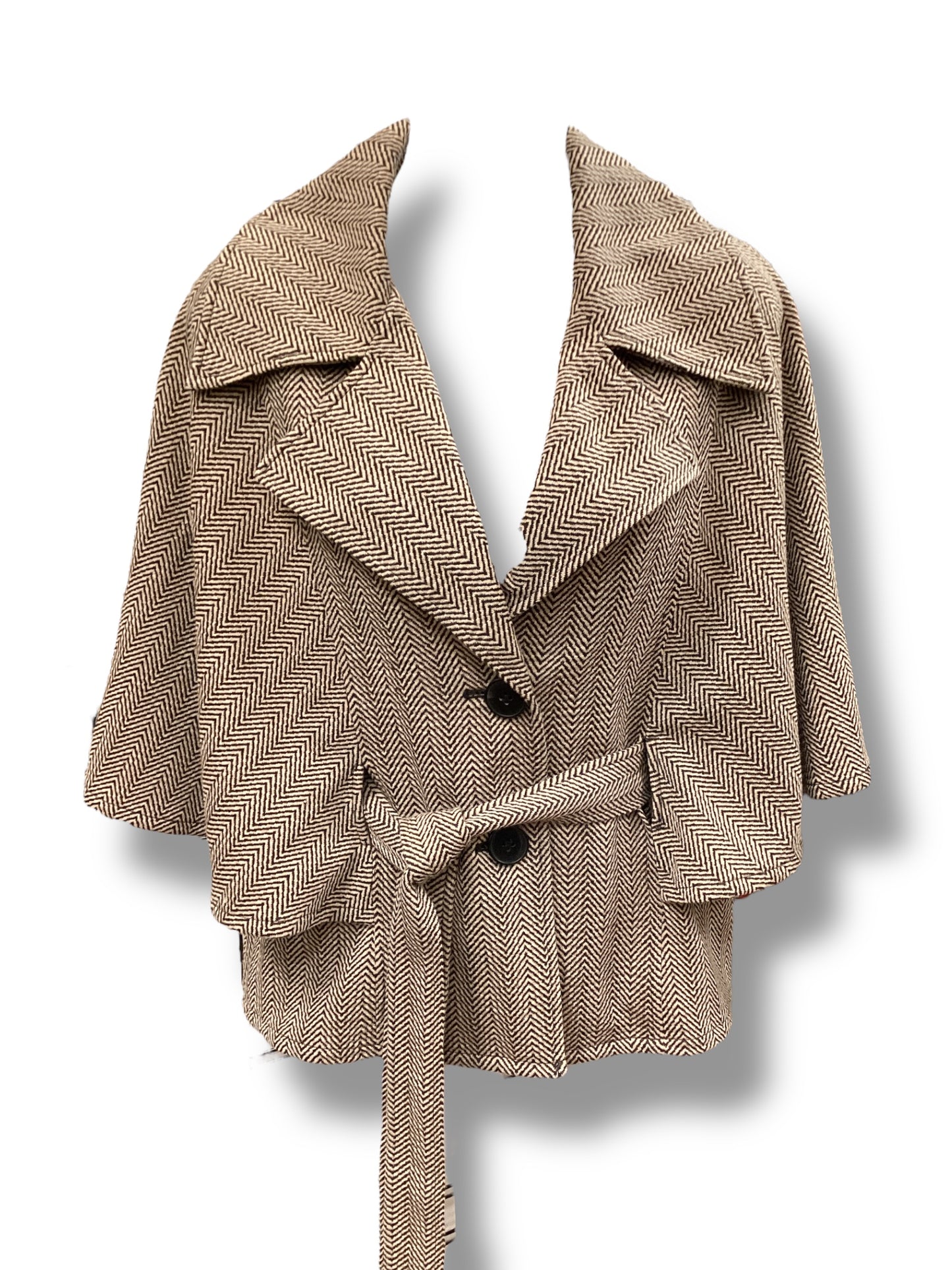 Blazer By Nine West In Brown & Tan, Size: 10