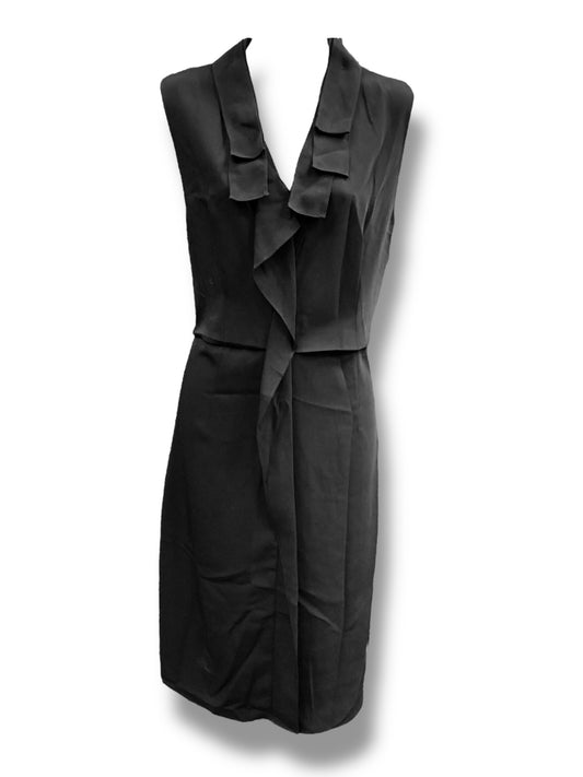 Dress Casual Midi By Tahari By Arthur Levine In Black, Size: 12