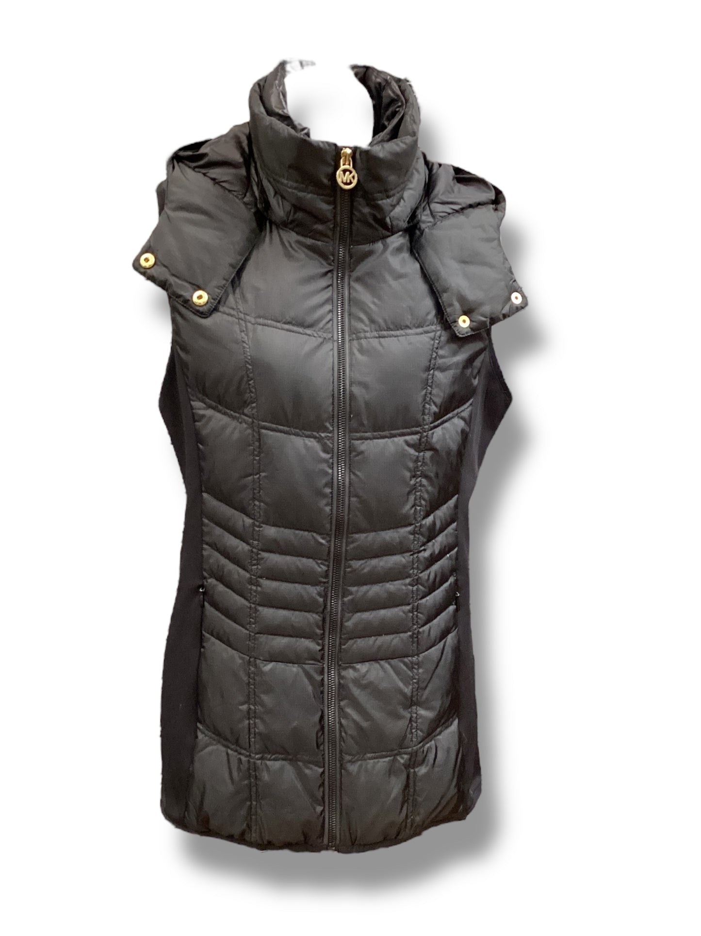 Vest Puffer & Quilted By Michael By Michael Kors In Black, Size: M