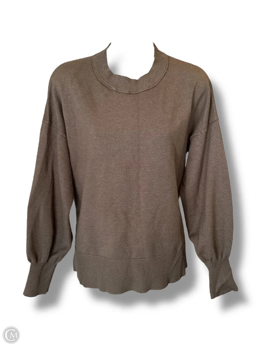 Sweater By Clothes Mentor In Brown, Size: L