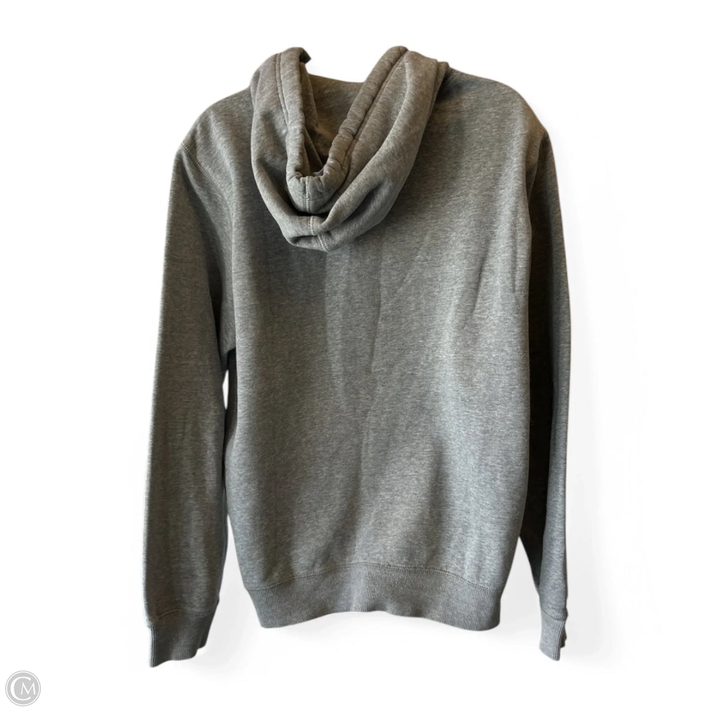 Sweatshirt Hoodie By Nike In Grey, Size: L