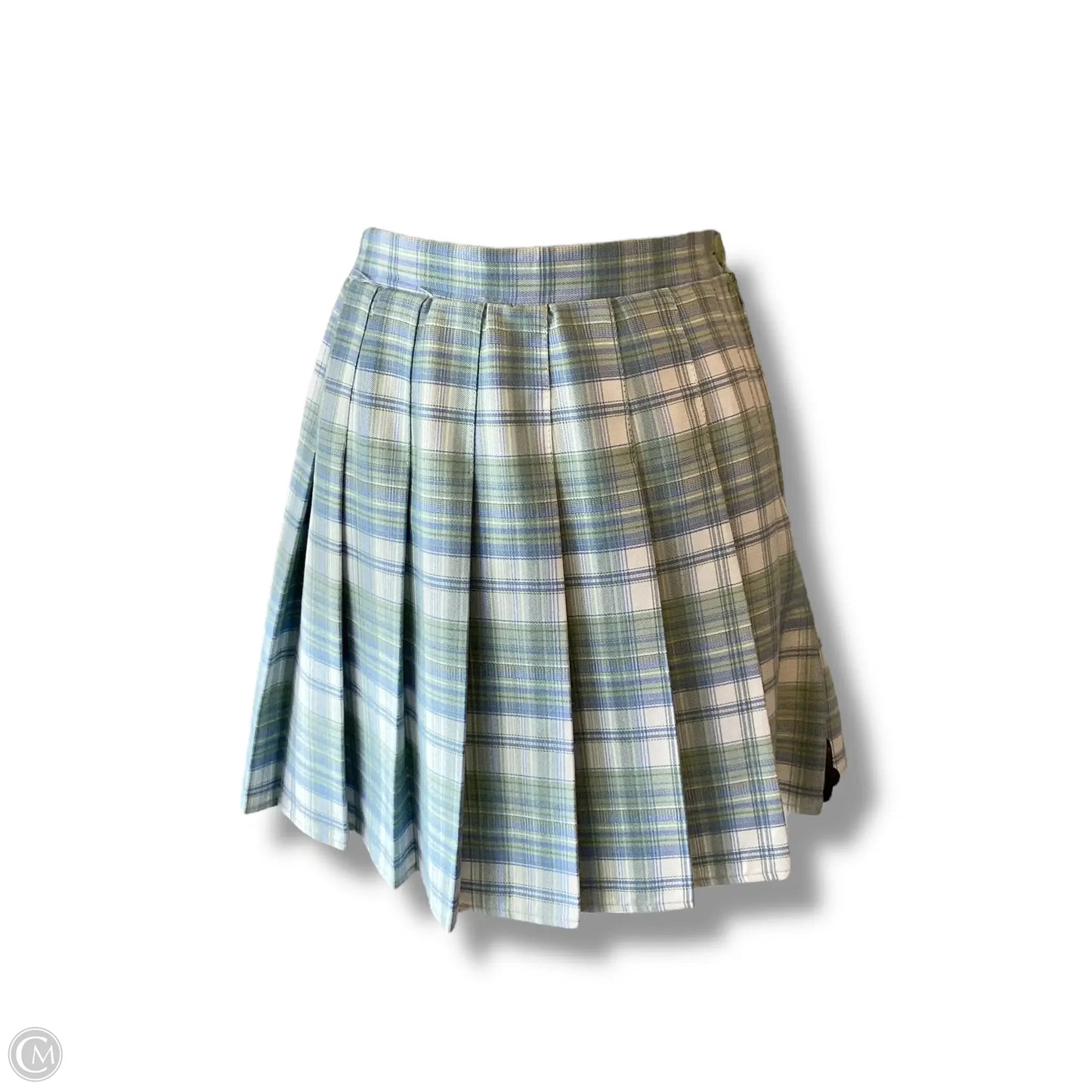 Skirt Mini & Short By Rewind In Plaid Pattern, Size: S