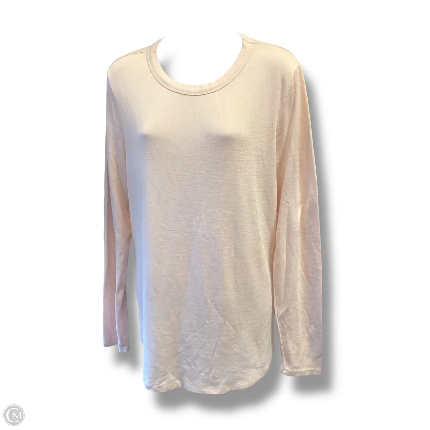 Top Long Sleeve By Banana Republic In Pink, Size: L