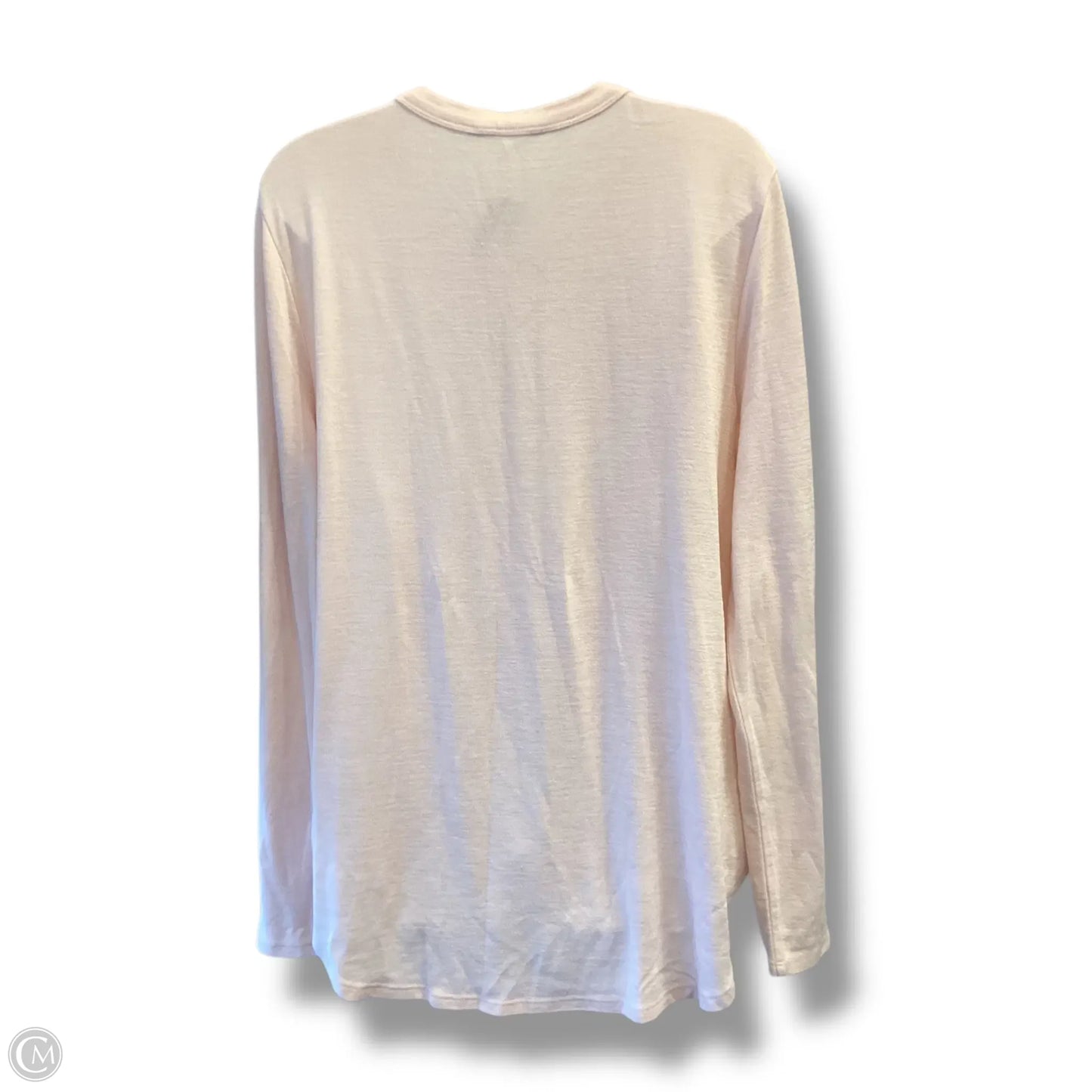 Top Long Sleeve By Banana Republic In Pink, Size: L