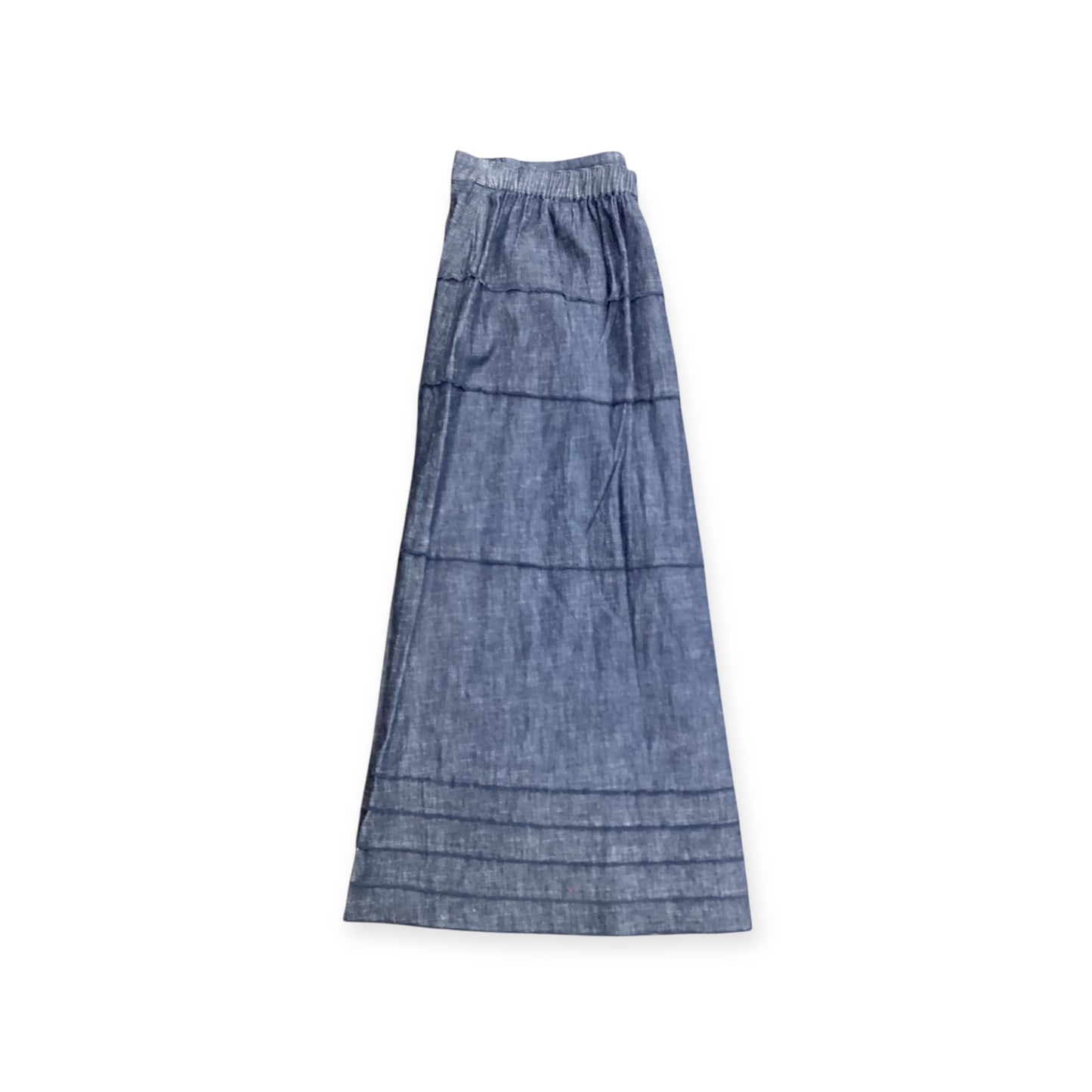 Skirt Maxi By Denim And Company In Blue Denim, Size: Xl