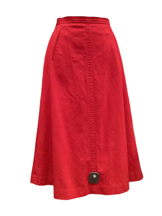 Skirt Maxi By Talbots In Red, Size: 10