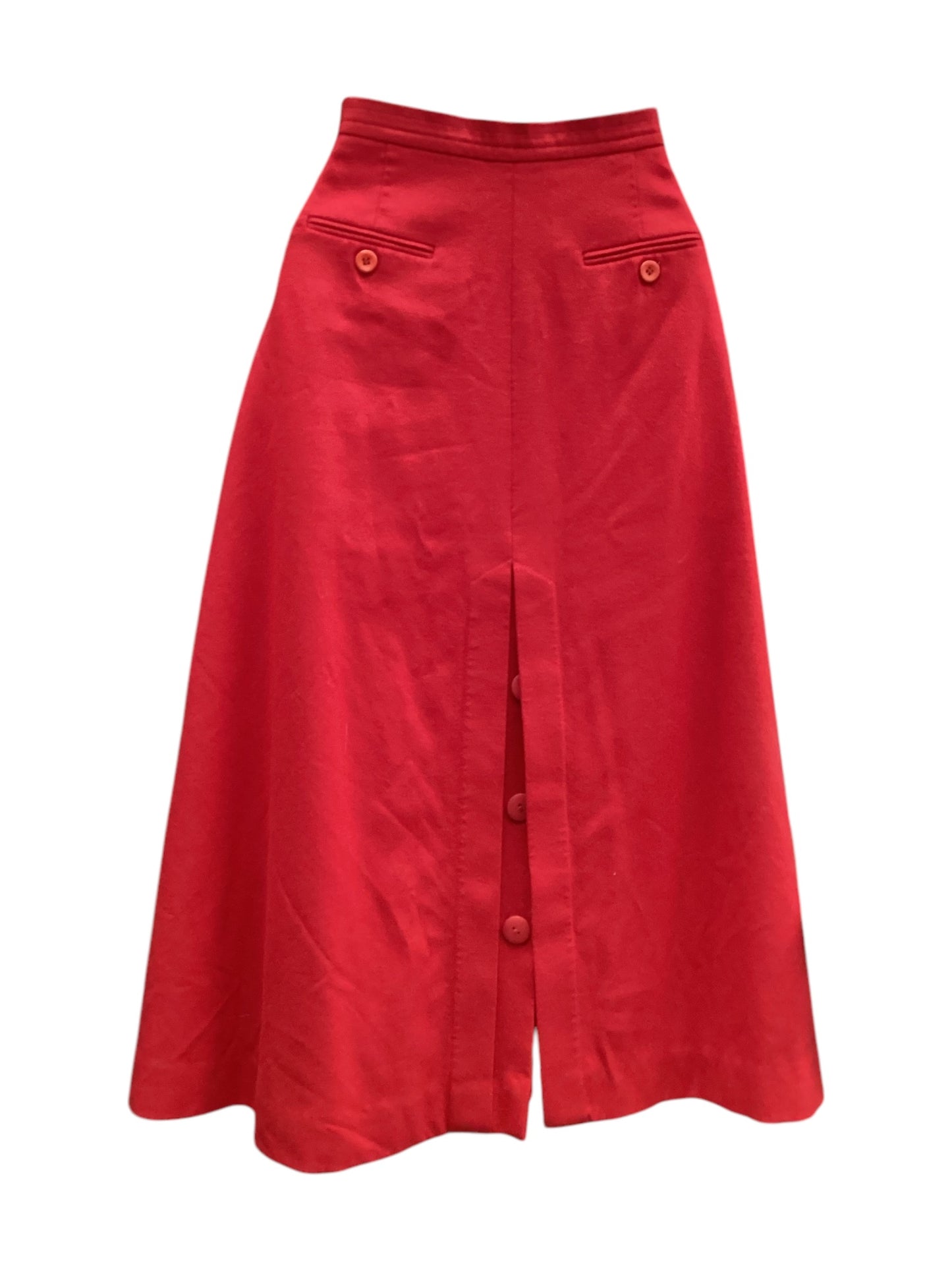 Skirt Maxi By Talbots In Red, Size: 10