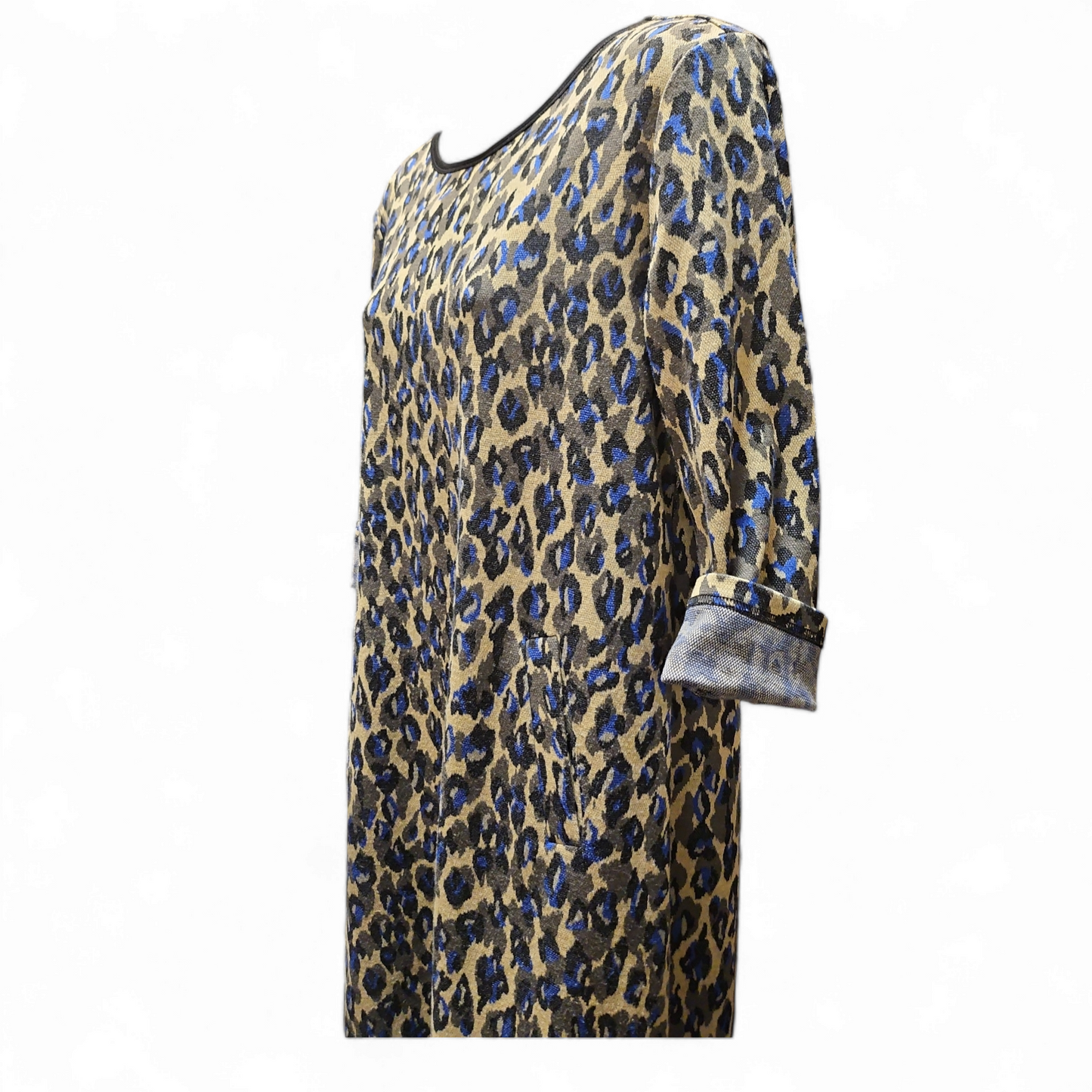 Dress Casual Midi By Tyler Boe In Animal Print, Size: M