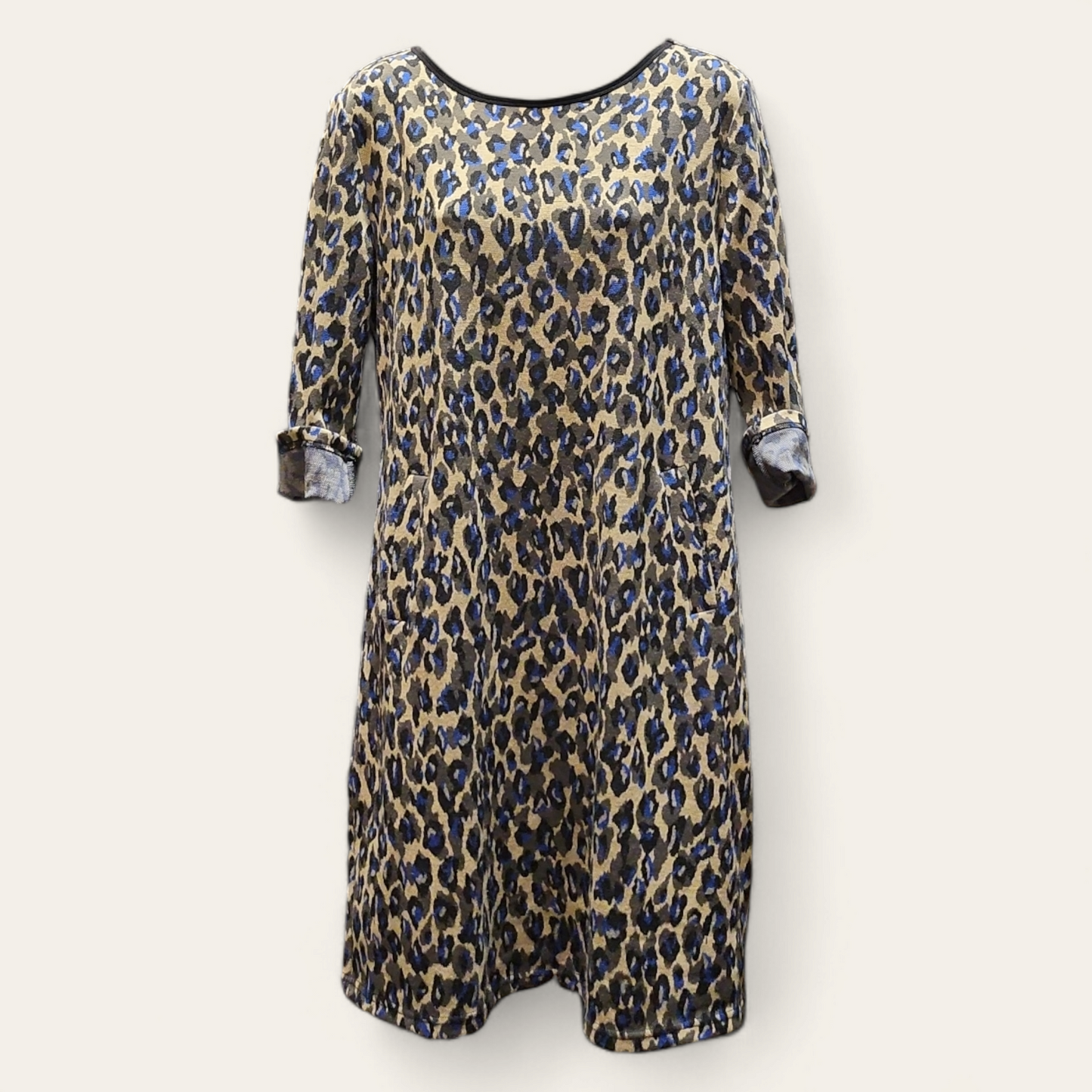 Dress Casual Midi By Tyler Boe In Animal Print, Size: M