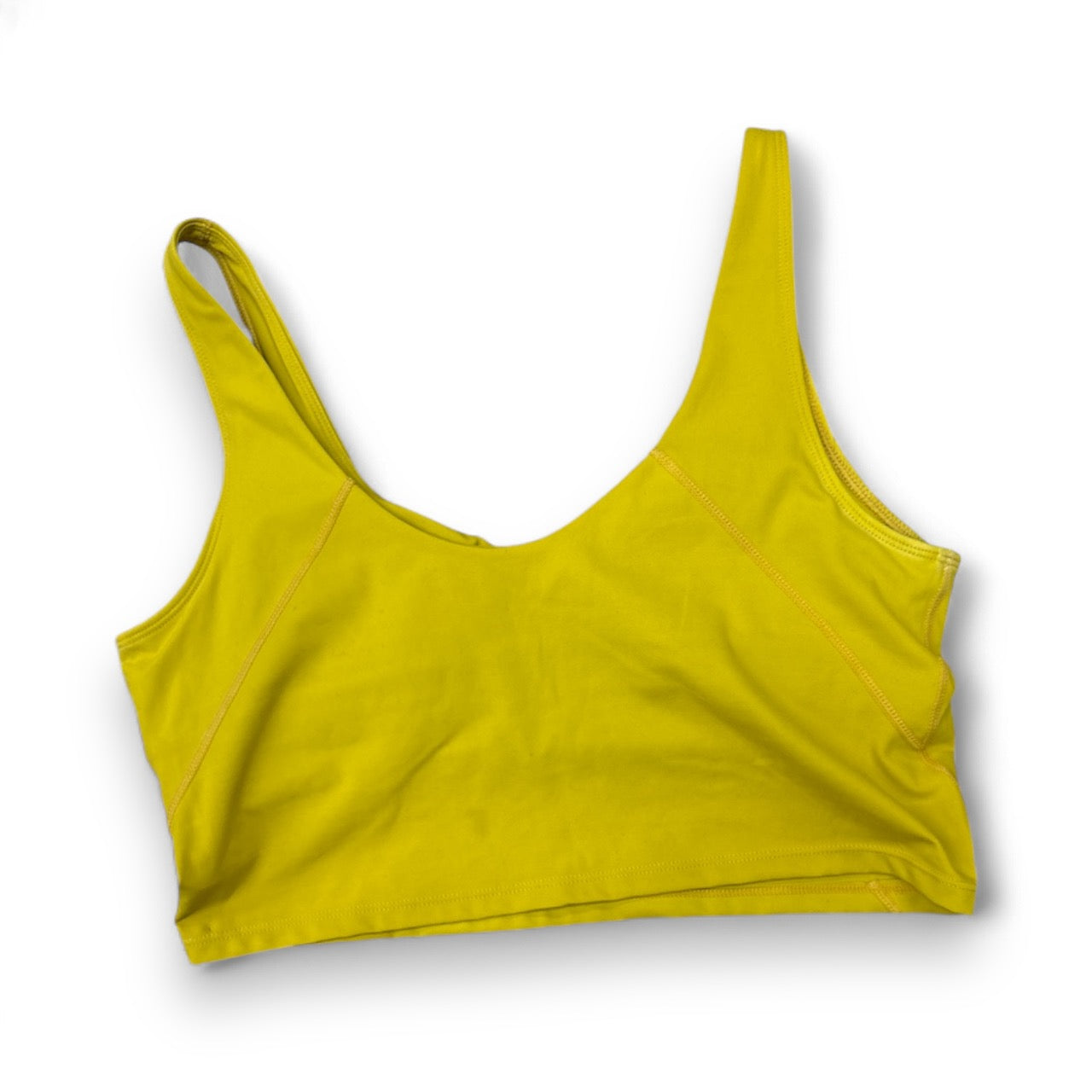 Athletic Bra By Clothes Mentor In Yellow, Size: L