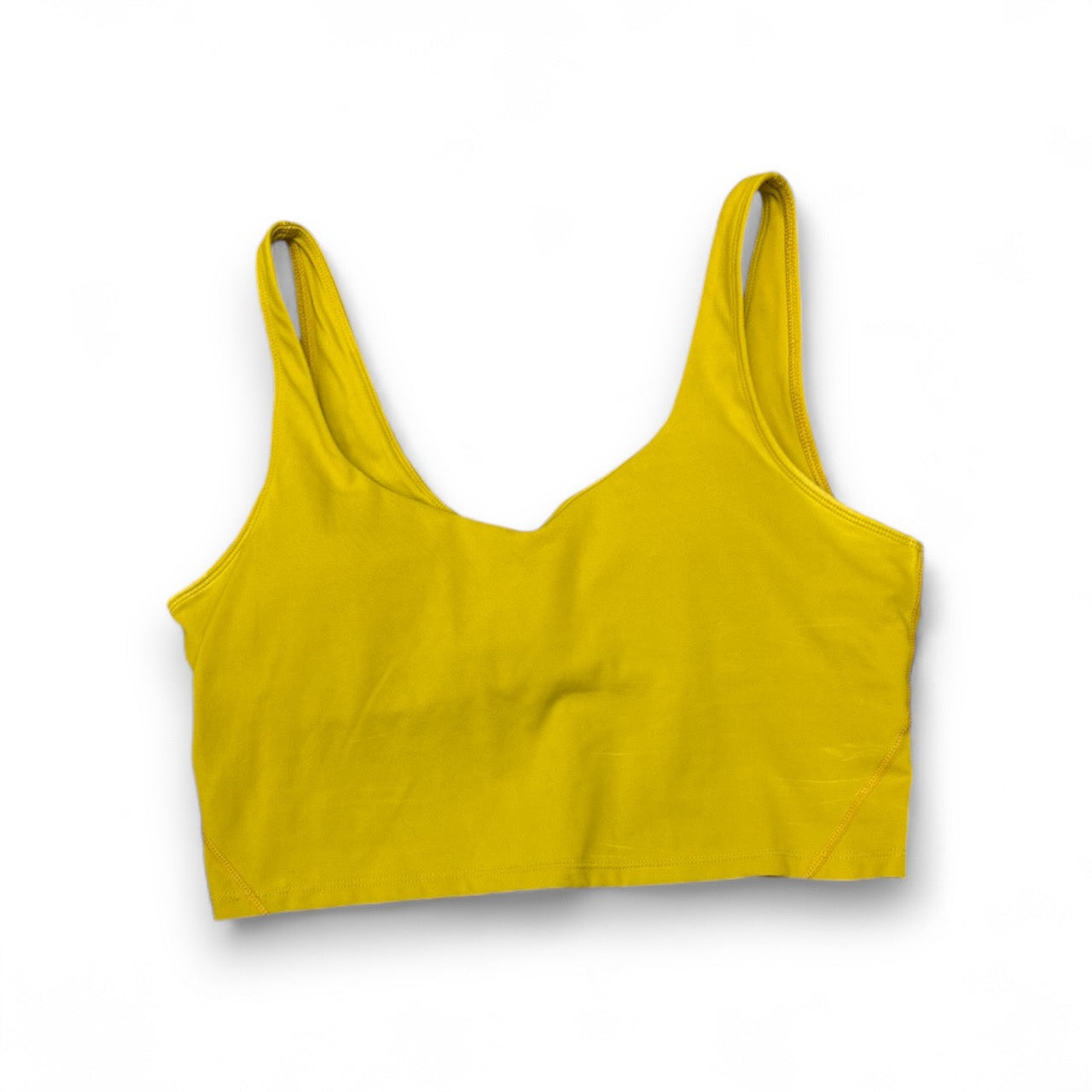 Athletic Bra By Clothes Mentor In Yellow, Size: L