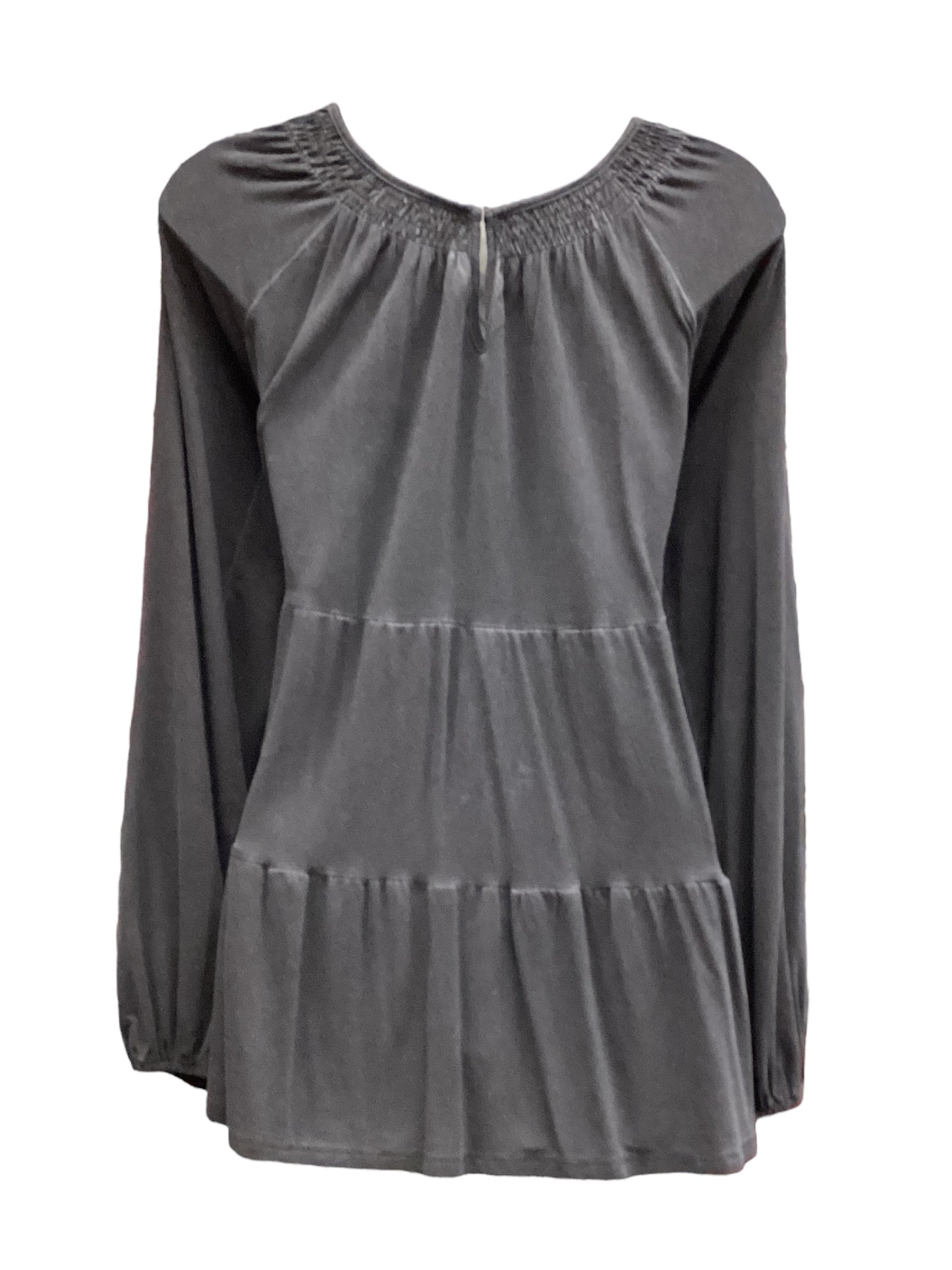 Top Long Sleeve By Wonderly In Grey, Size: M