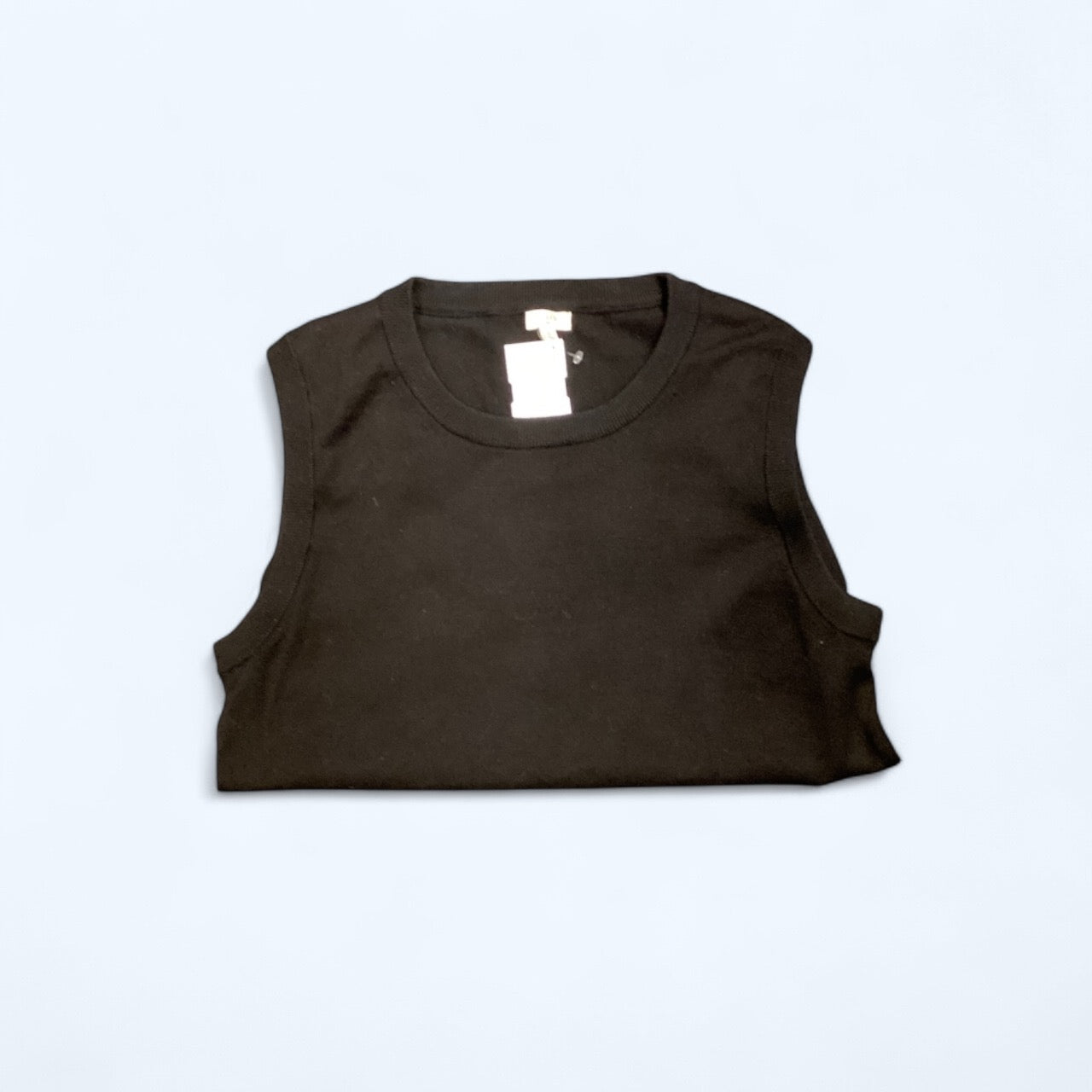 Top Sleeveless Basic By J. Crew In Black, Size: S