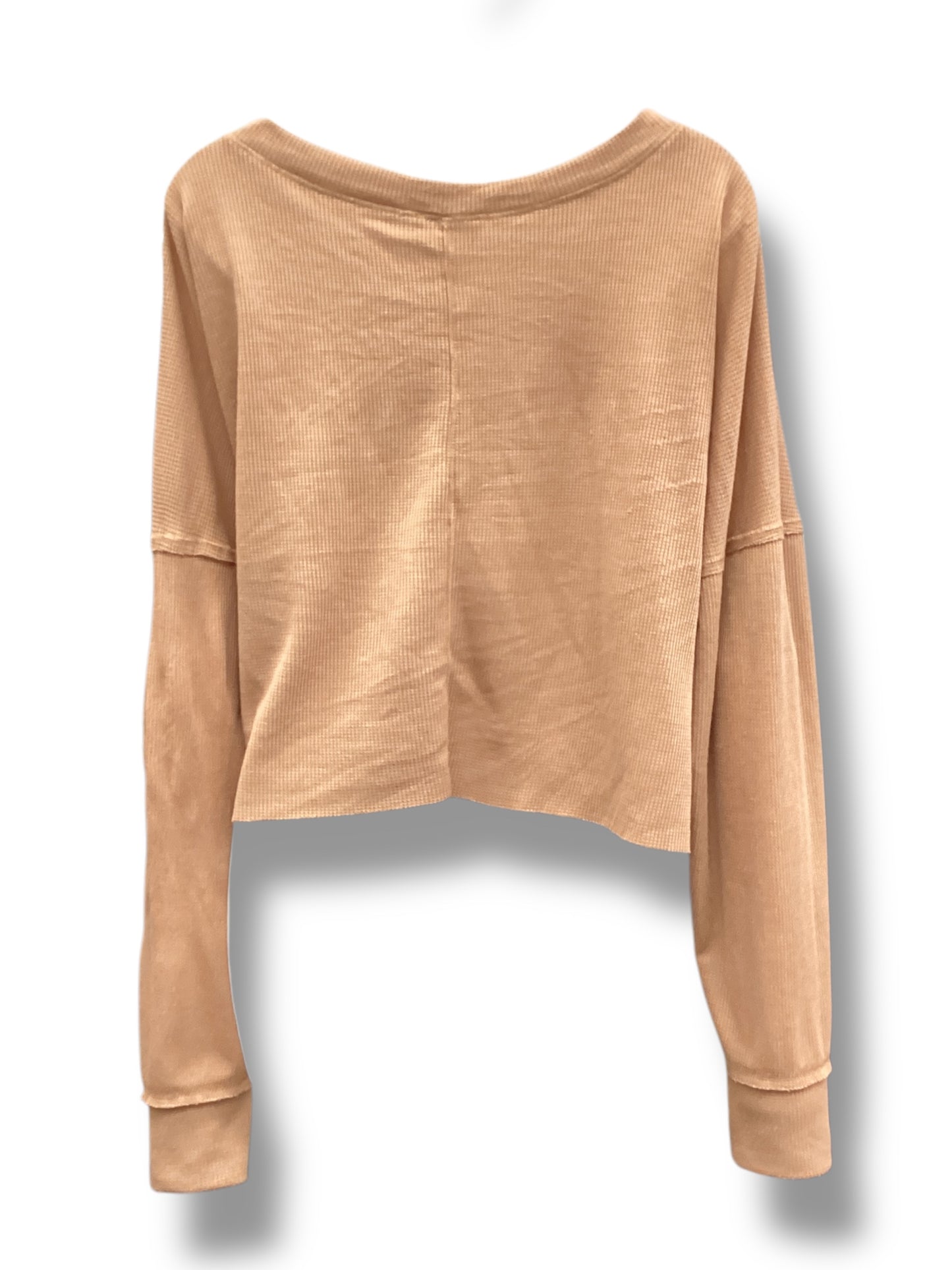 Top Long Sleeve By Altard State In Brown, Size: M