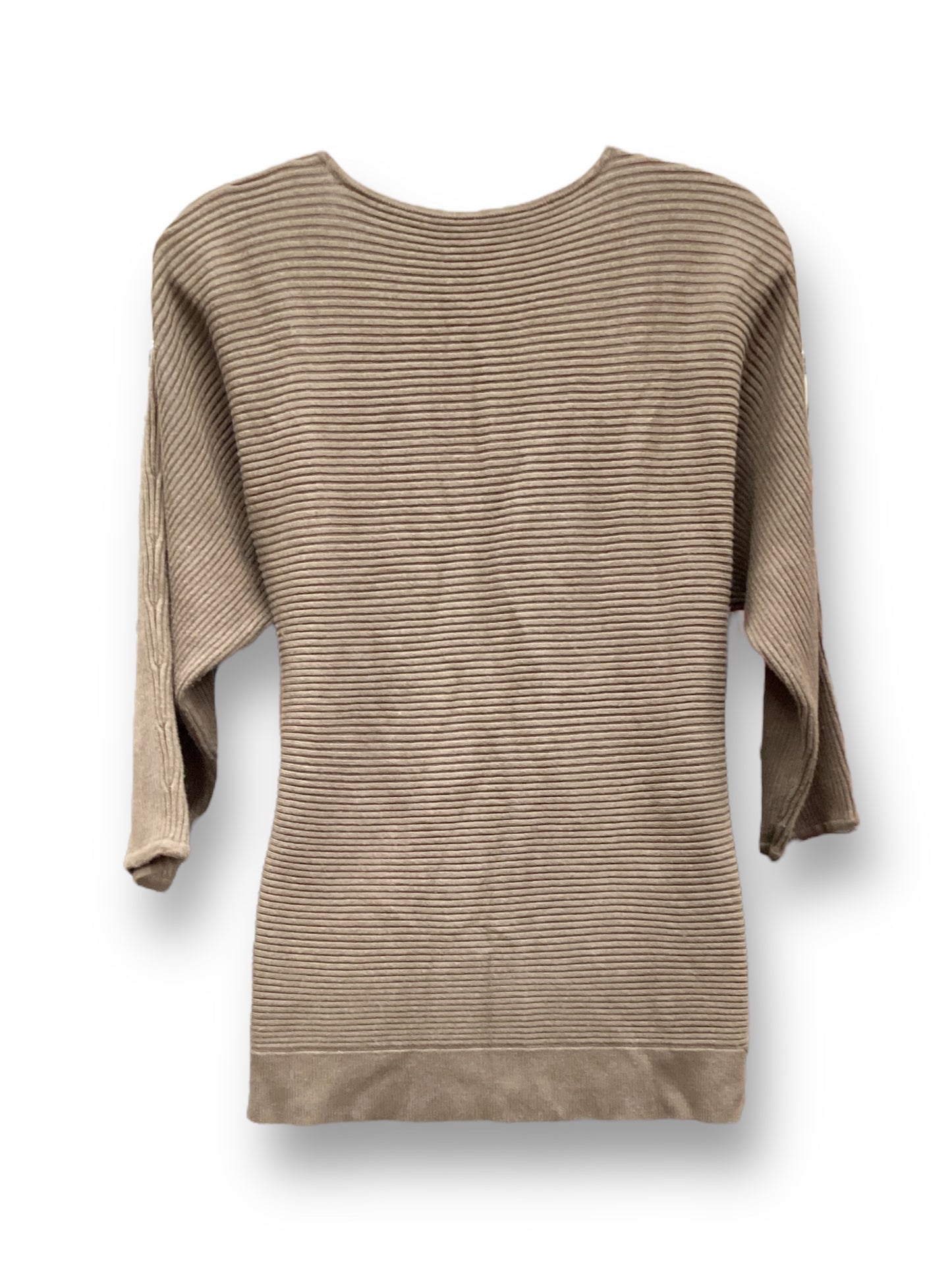 Top 3/4 Sleeve By Chicos In Brown, Size: S