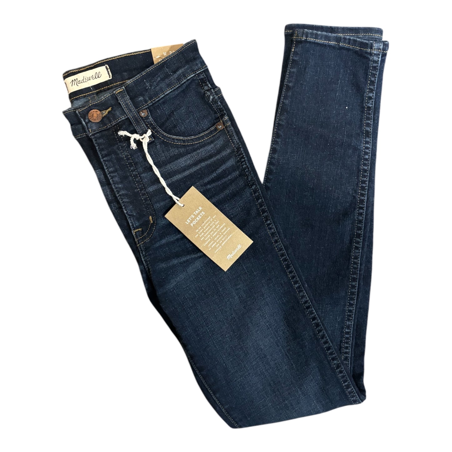 Jeans Skinny By Madewell In Blue Denim, Size: 0