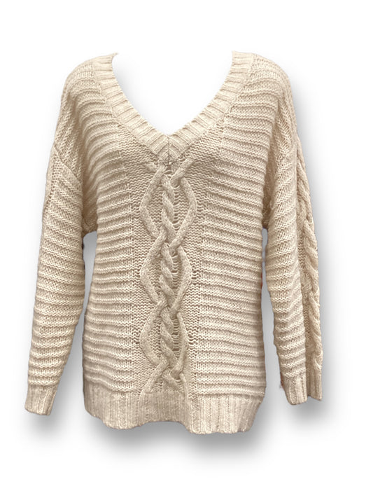 Sweater By American Eagle In Tan, Size: Xs