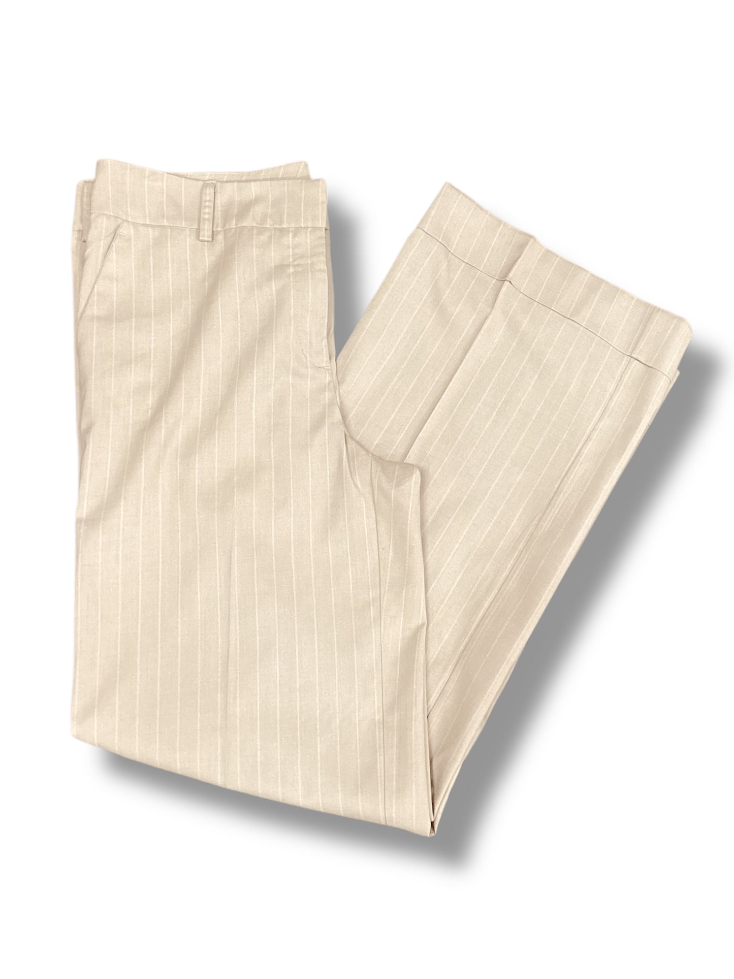 Pants Dress By New York And Co In Tan & White, Size: 14l