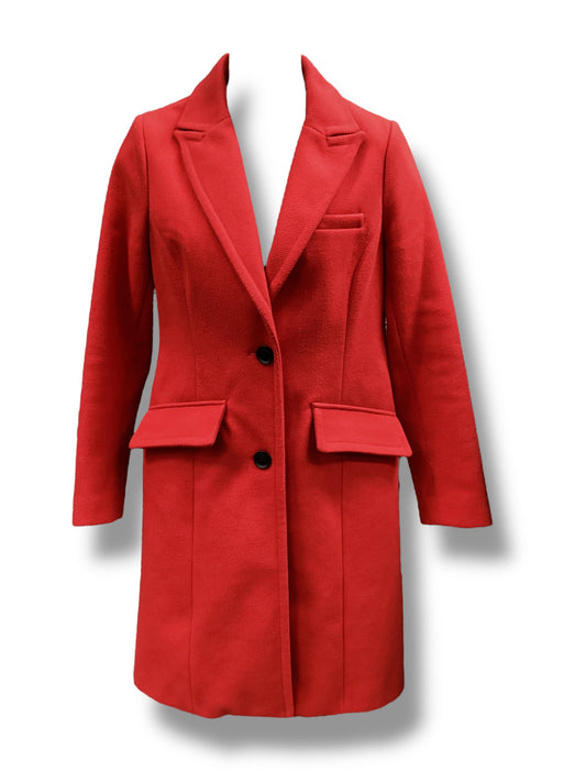 Coat Peacoat By Bcbgmaxazria In Red, Size: Xs