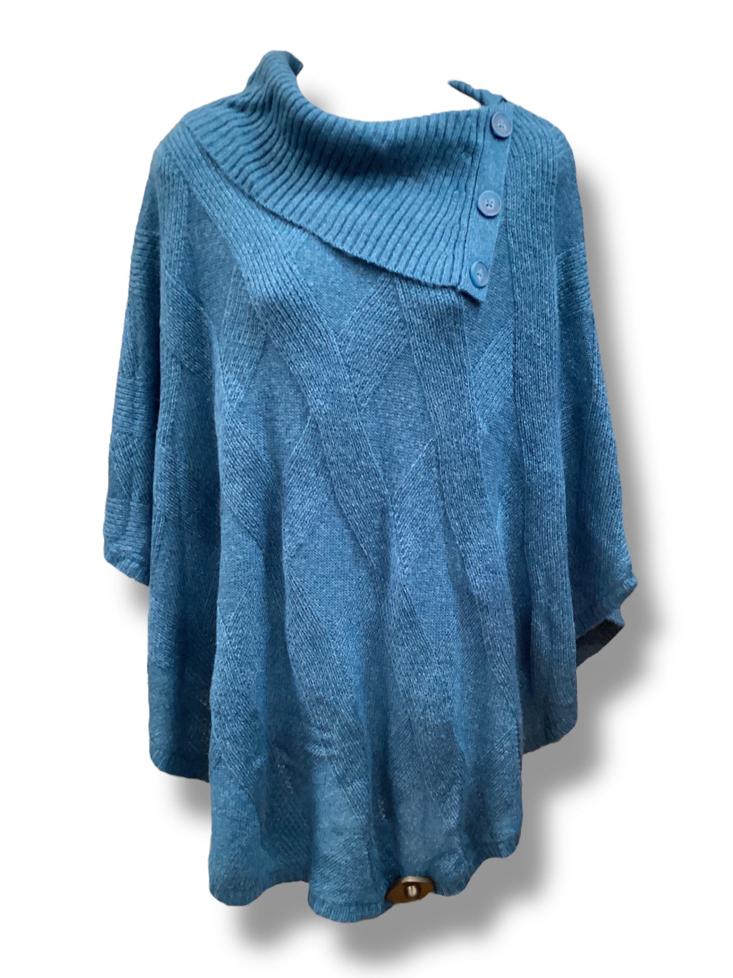 Sweater By Chicos In Blue, Size: Xl