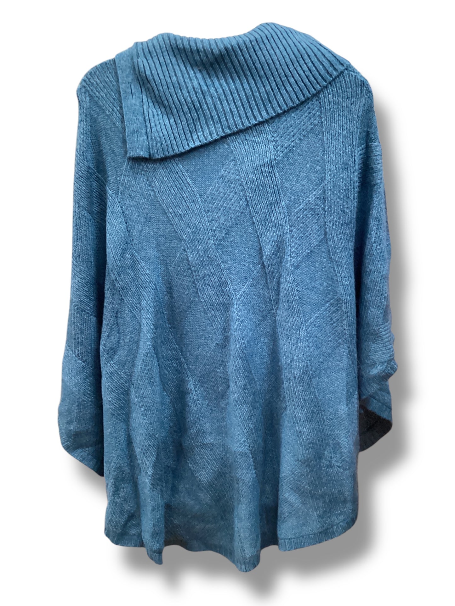 Sweater By Chicos In Blue, Size: Xl