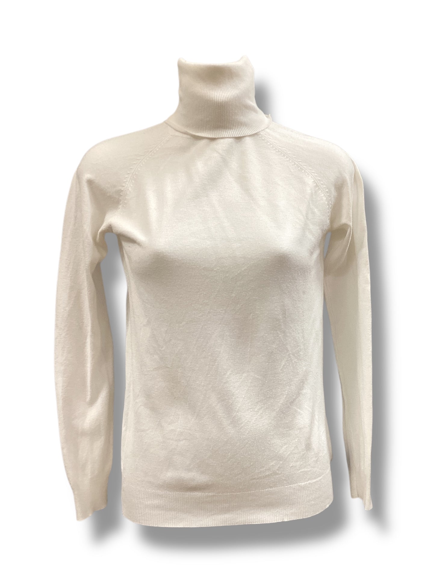 Top Long Sleeve Basic By Michael Kors In White, Size: Mp