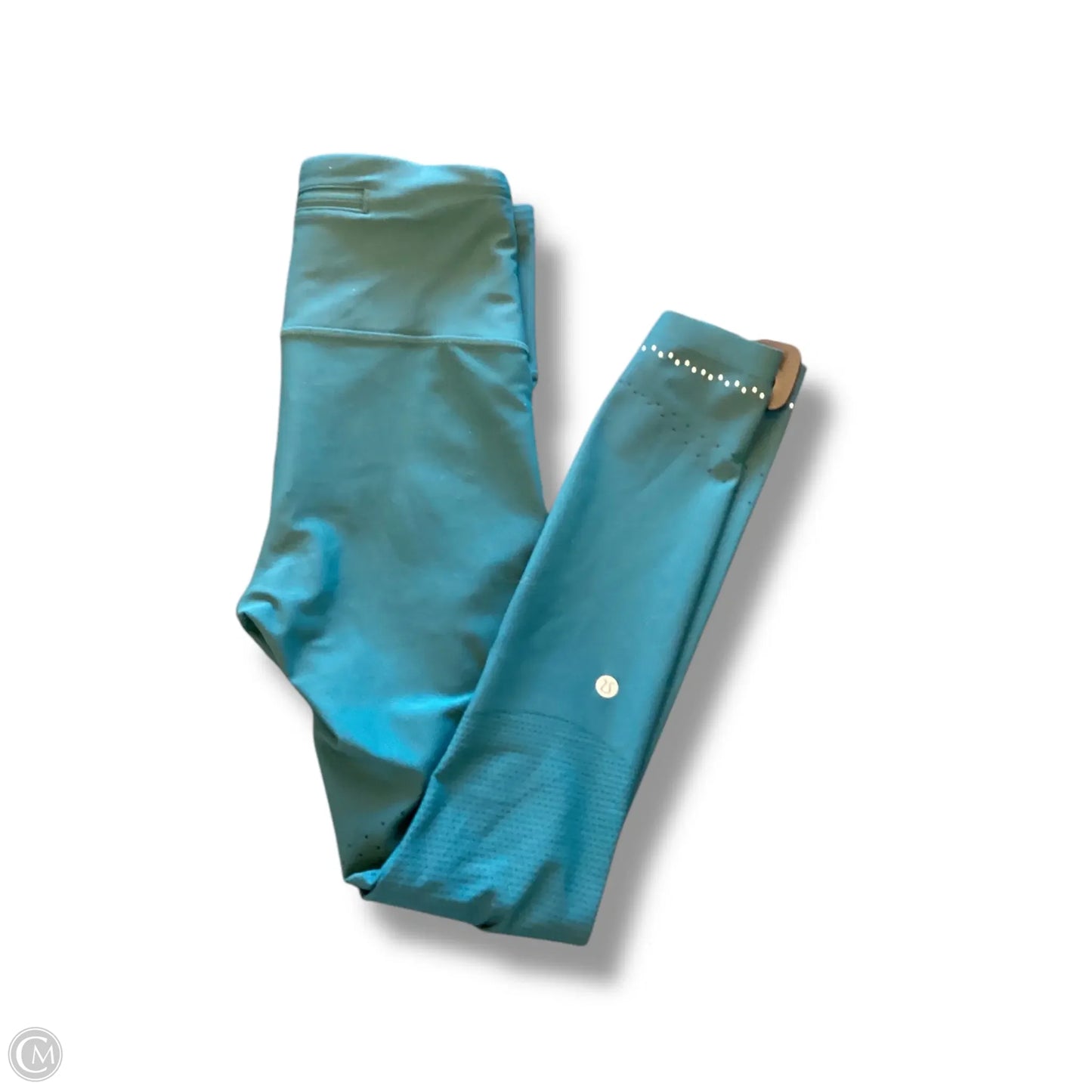 Athletic Leggings By Lululemon In Aqua, Size: 6