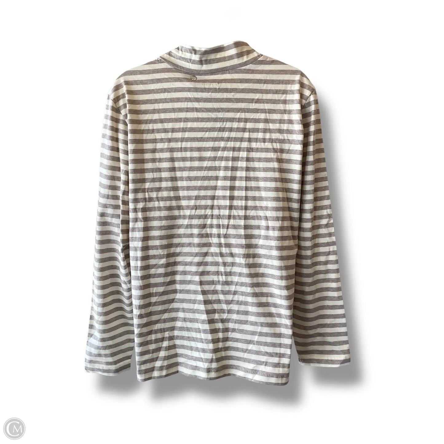 Top Long Sleeve By Clothes Mentor In Striped Pattern, Size: L